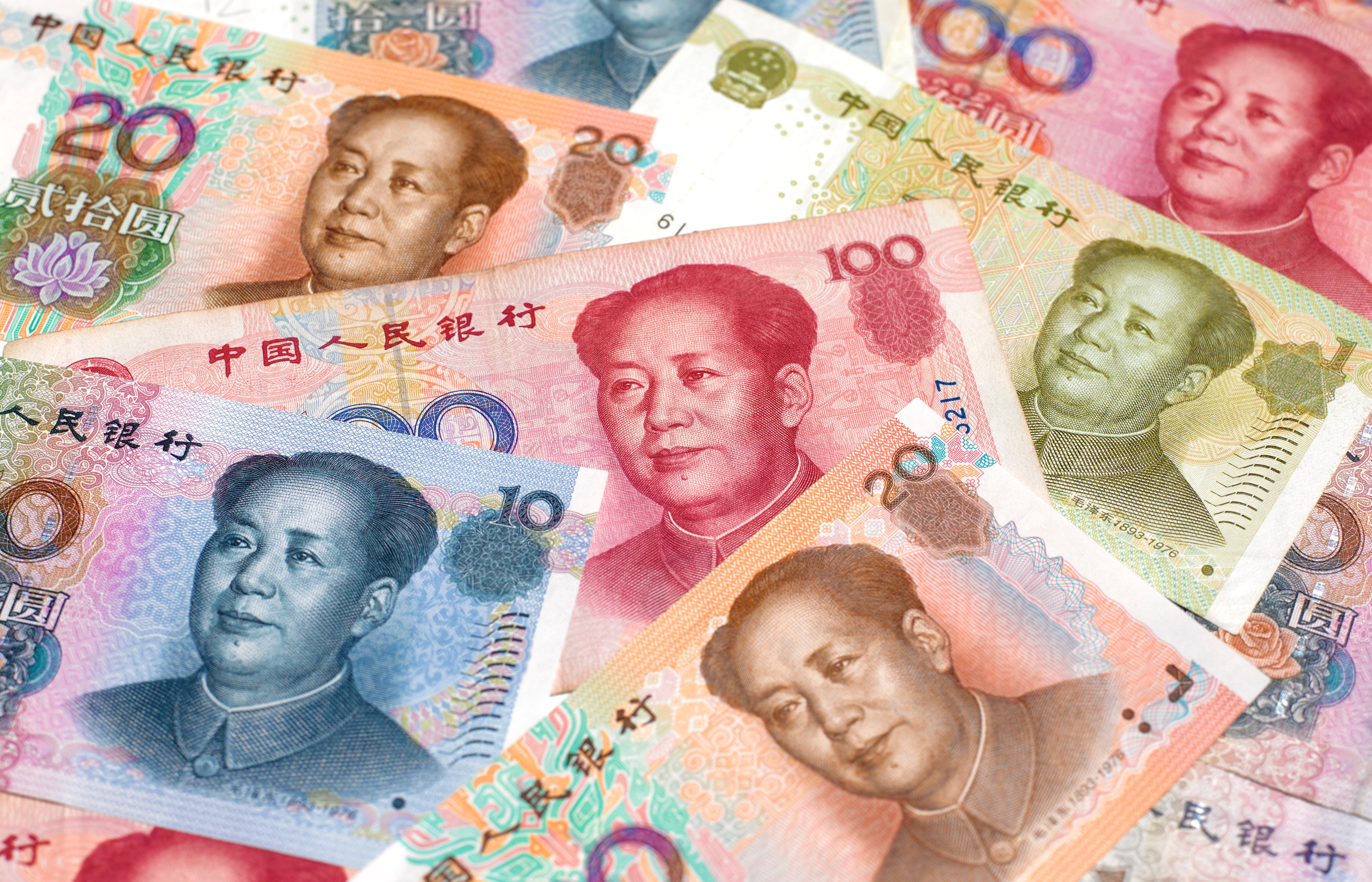 Yuan notes. Photo: Getty Images
