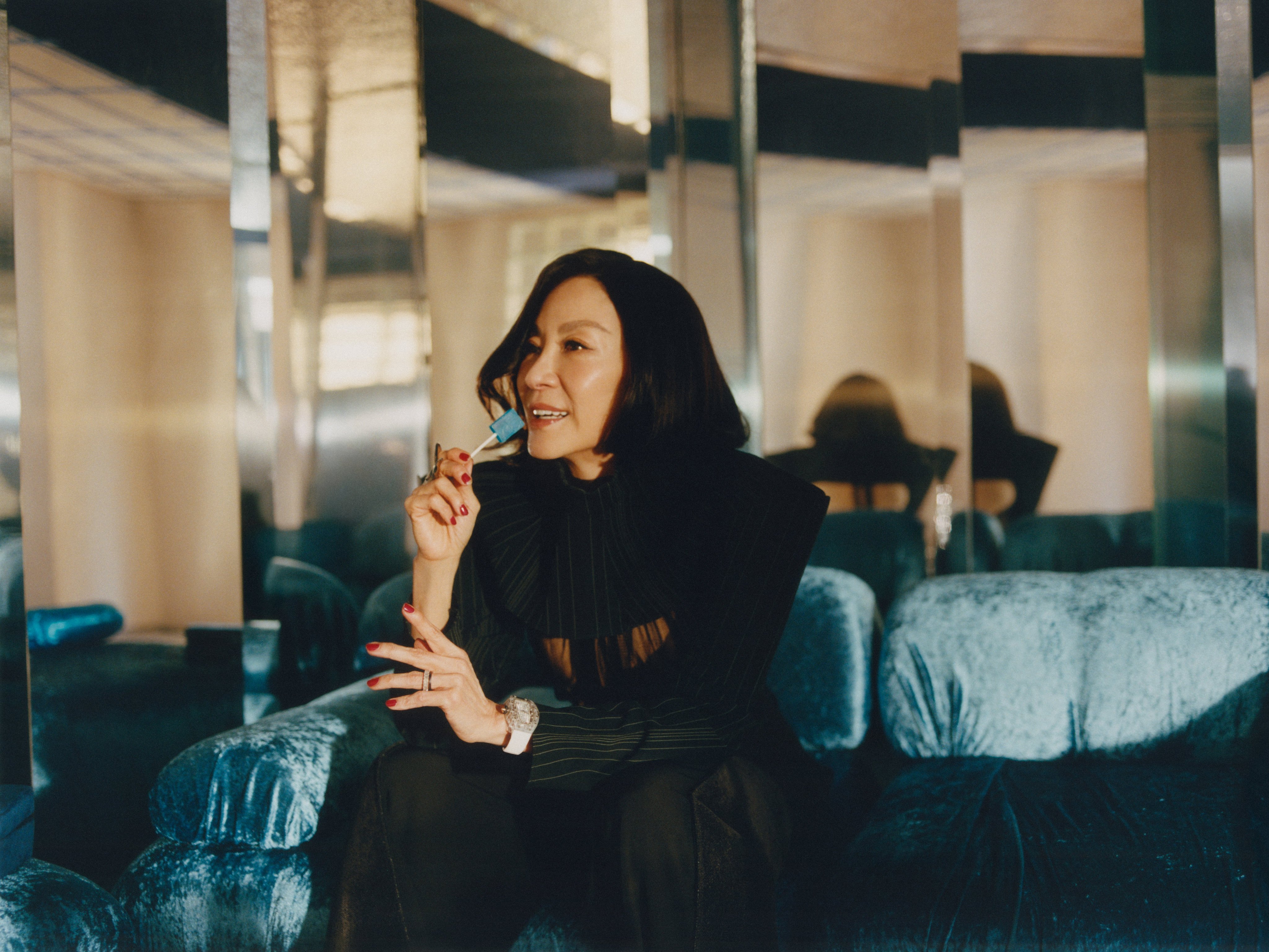 Michelle Yeoh, a long-time friend of the Richard Mille brand, wears the RM HJ-02. Photo: Handout