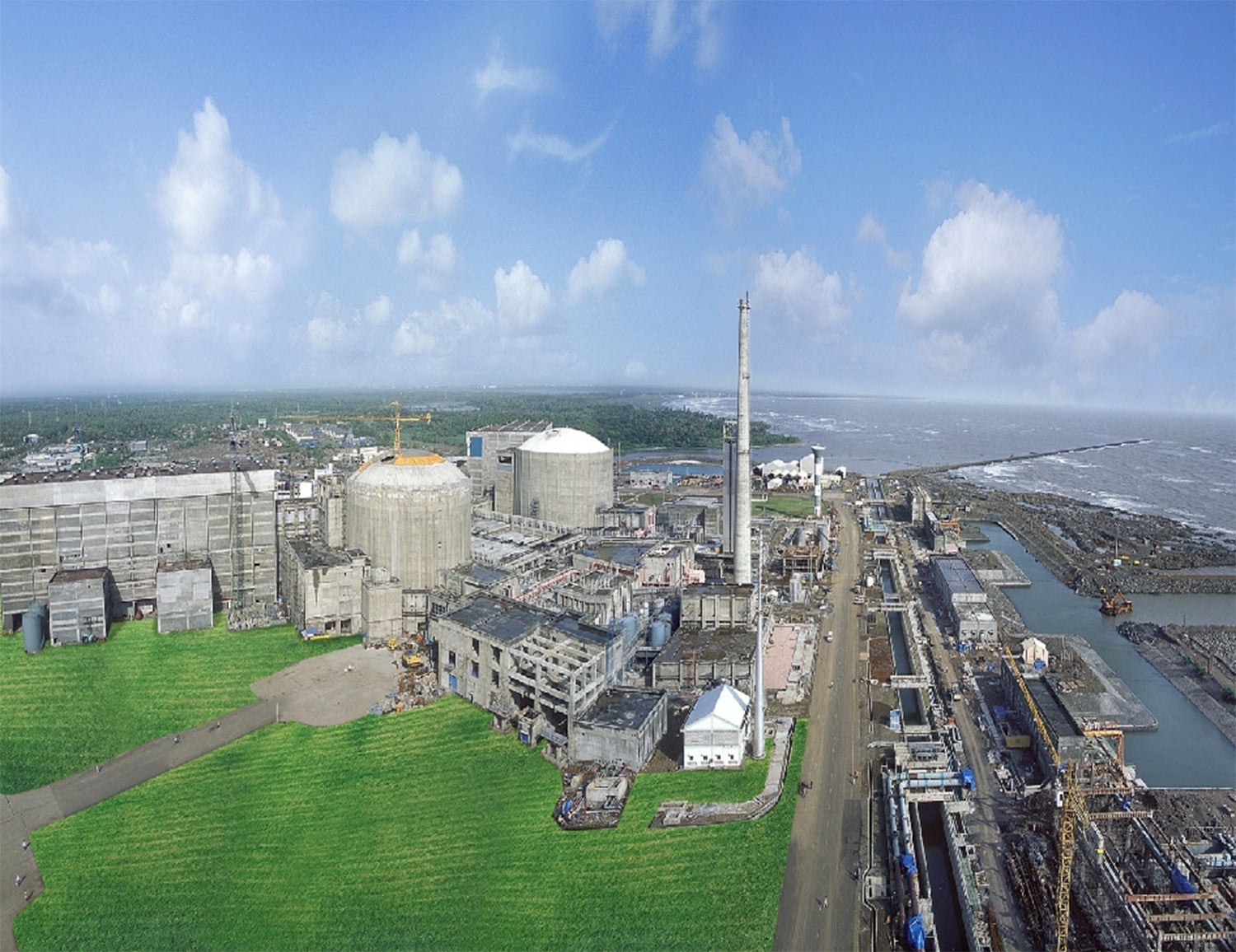 A nuclear reactor complex in Maharashtra, India. Photo: NPCIL/AFP
