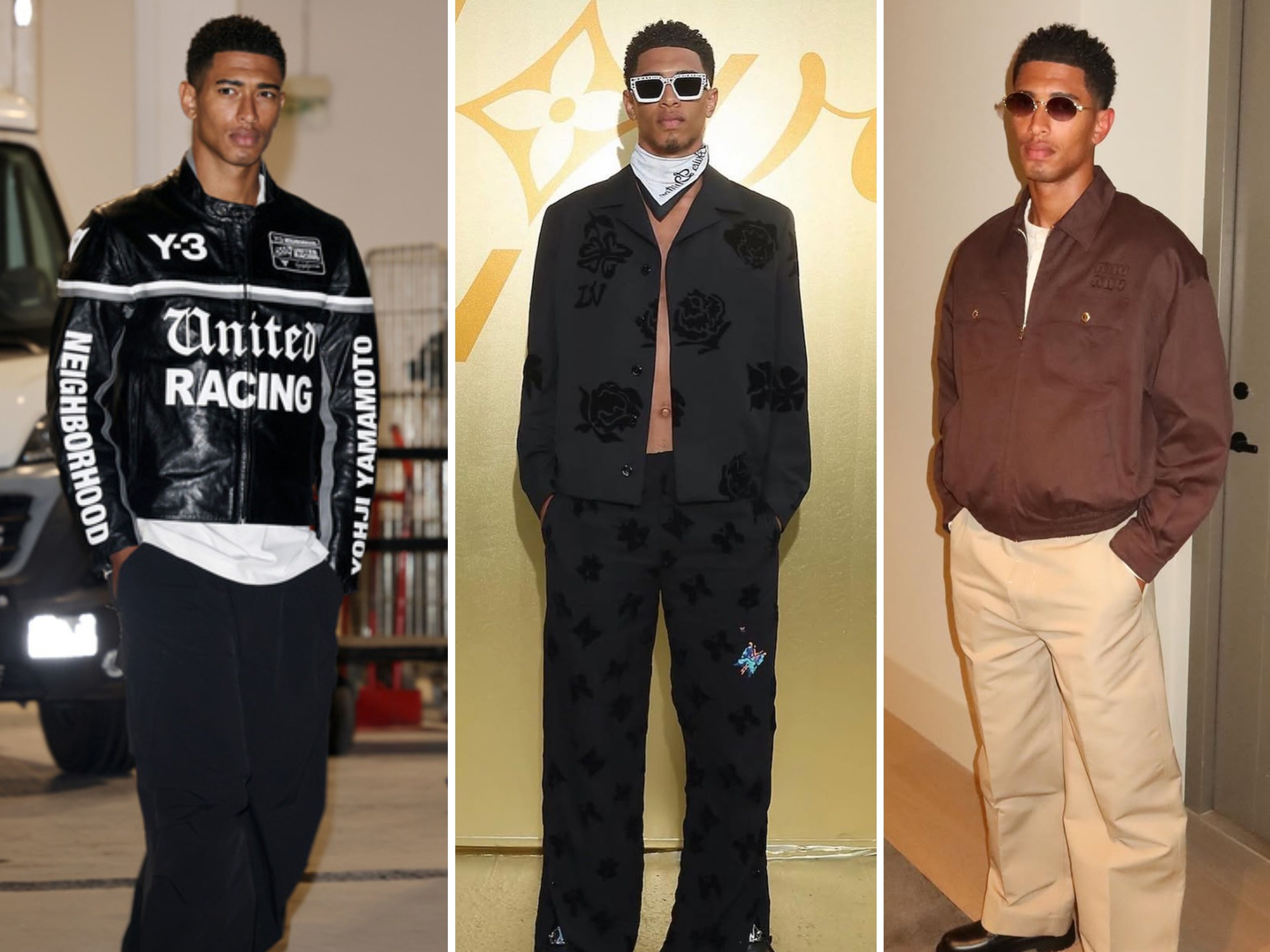 Jude Bellingham is one of the best-dressed footballers of his generation. Photos: Getty Images; @judebellingham/Instagram