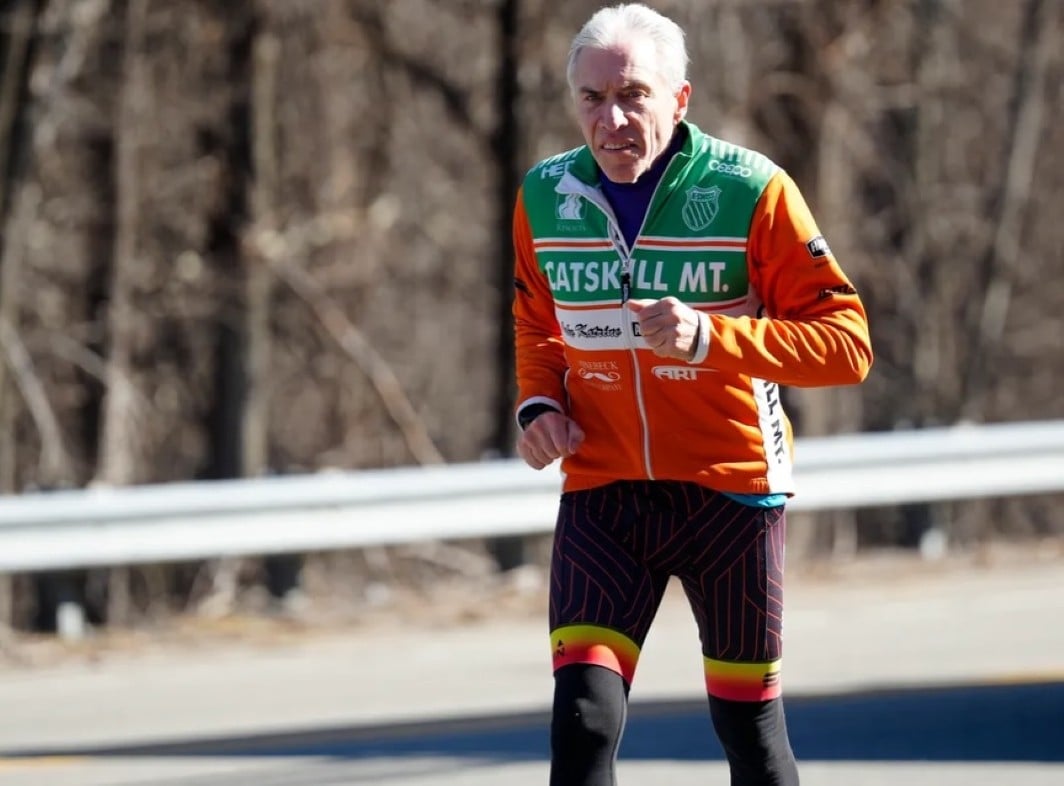 Chiropractor and acupuncturist Larry Grogin runs in Ohio in the US during his successful bid to complete 100 marathons in as many days to raise money for organisations that help Parkinson’s sufferers. The 71-year-old shares how traditional Chinese medicine helped him achieve this feat. Photo: Instagram.com/runlarryrun26