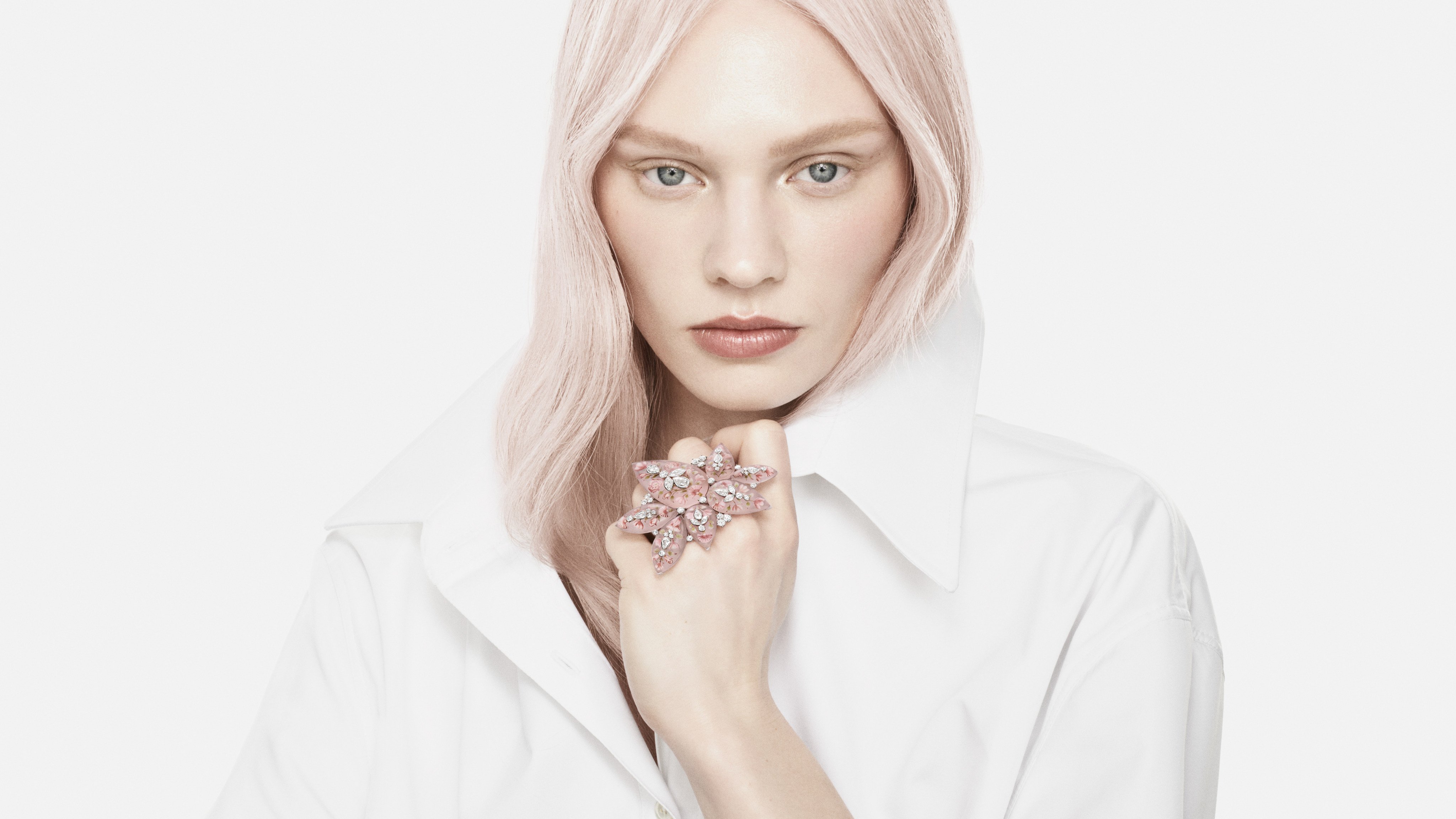Boucheron 2026 Carte Blanche high jewellery Flower ring. Photo: Handout