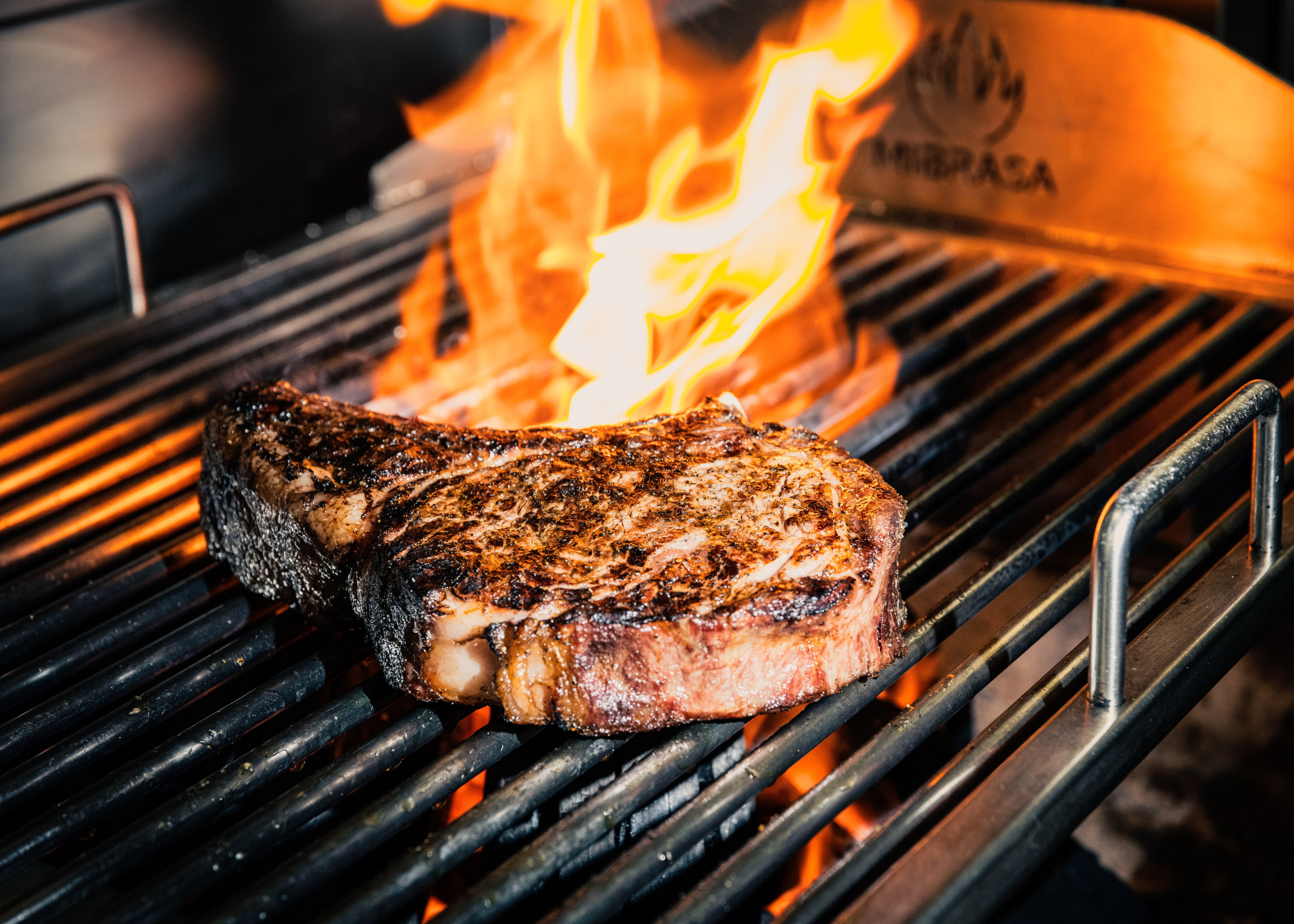 A charcoal grilled steak at Carna. Photo: Gary Jones