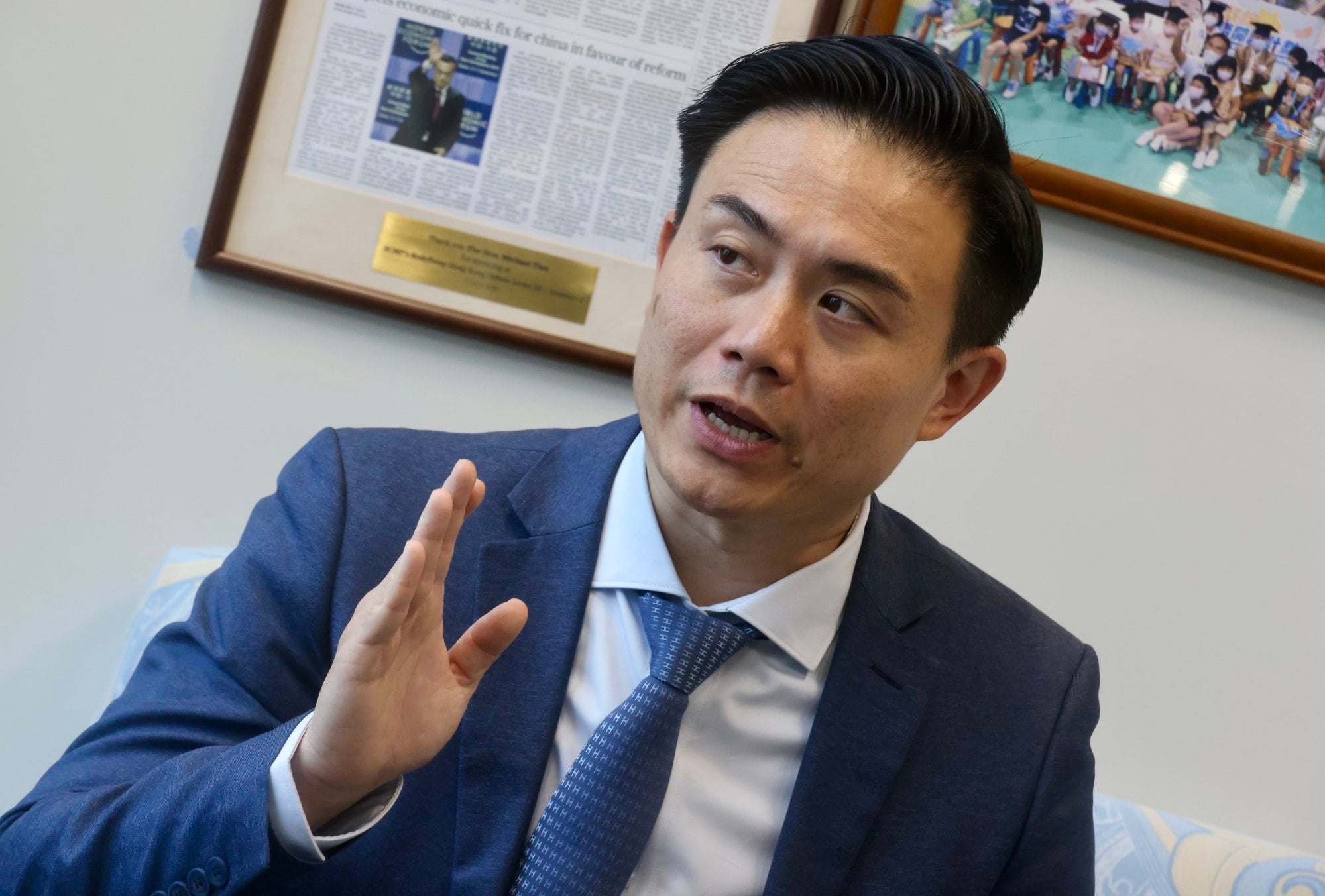 Lawmaker Mark Chong has said any review of the permit cap should be swift and precise. Photo: Jonathan Wong Lawmaker Mark Chong has said any review of the permit cap should be swift and precise. Photo: Jonathan Wong