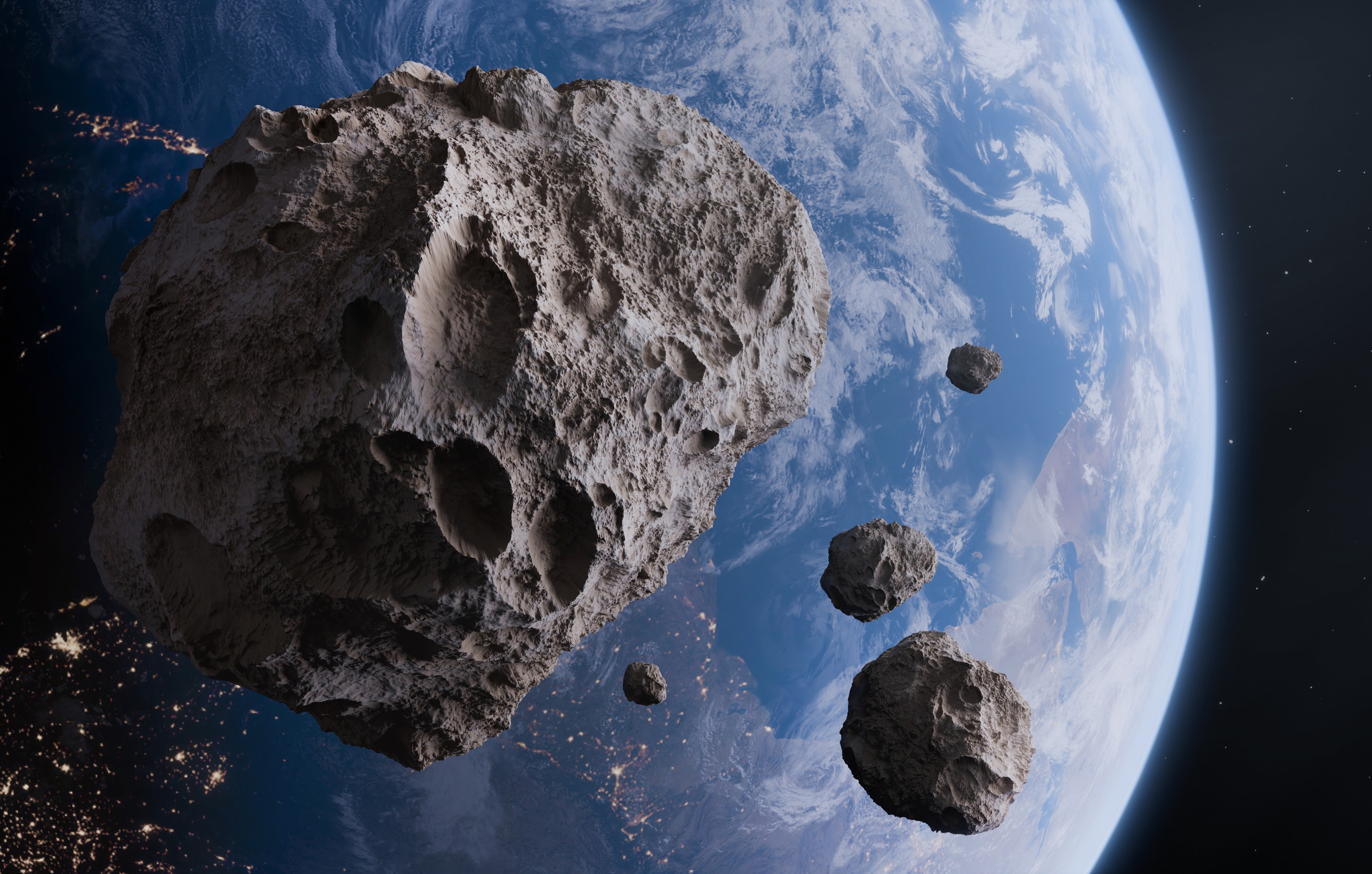 While scientists believe the vast majority of near-Earth asteroids over 1km wide have been detected, most space rocks under 140 metres wide are yet to be spotted, but could cause catastrophic damage if they hit Earth. Photo: Shutterstock