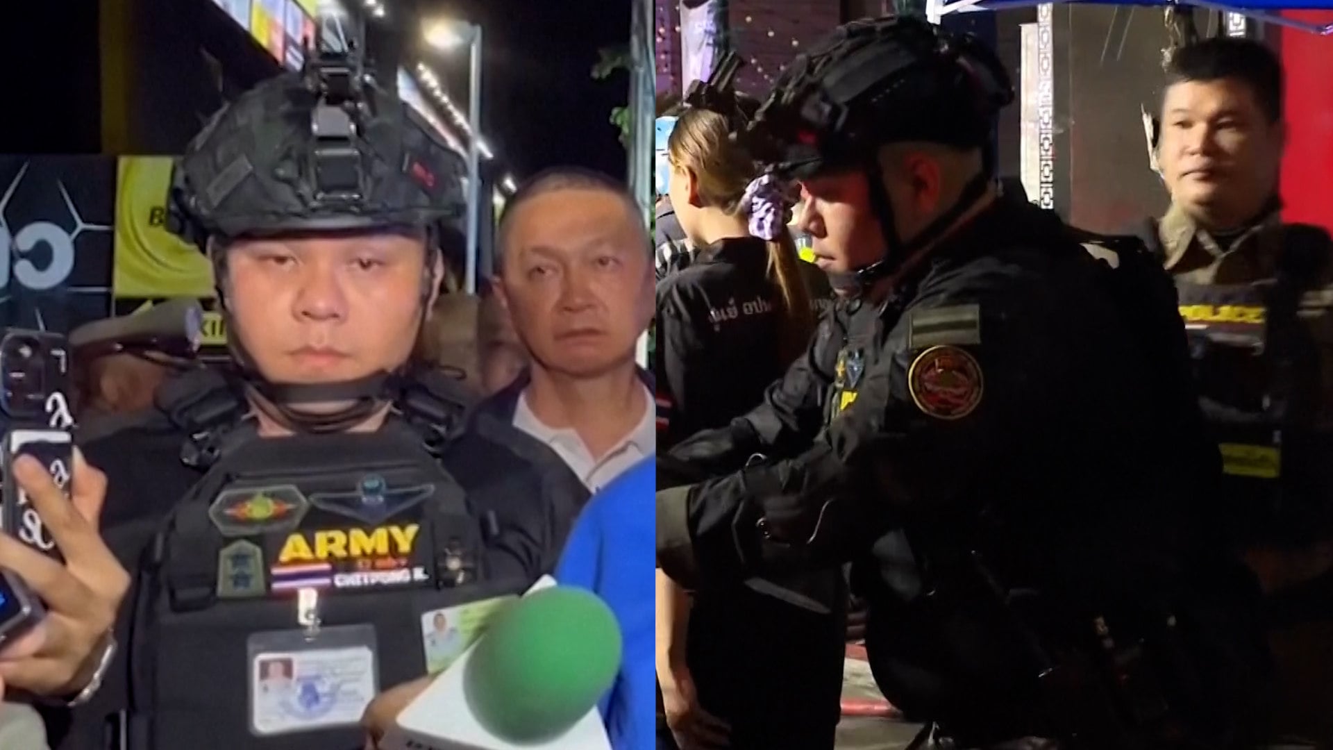 Thai imposter at bar fire scene