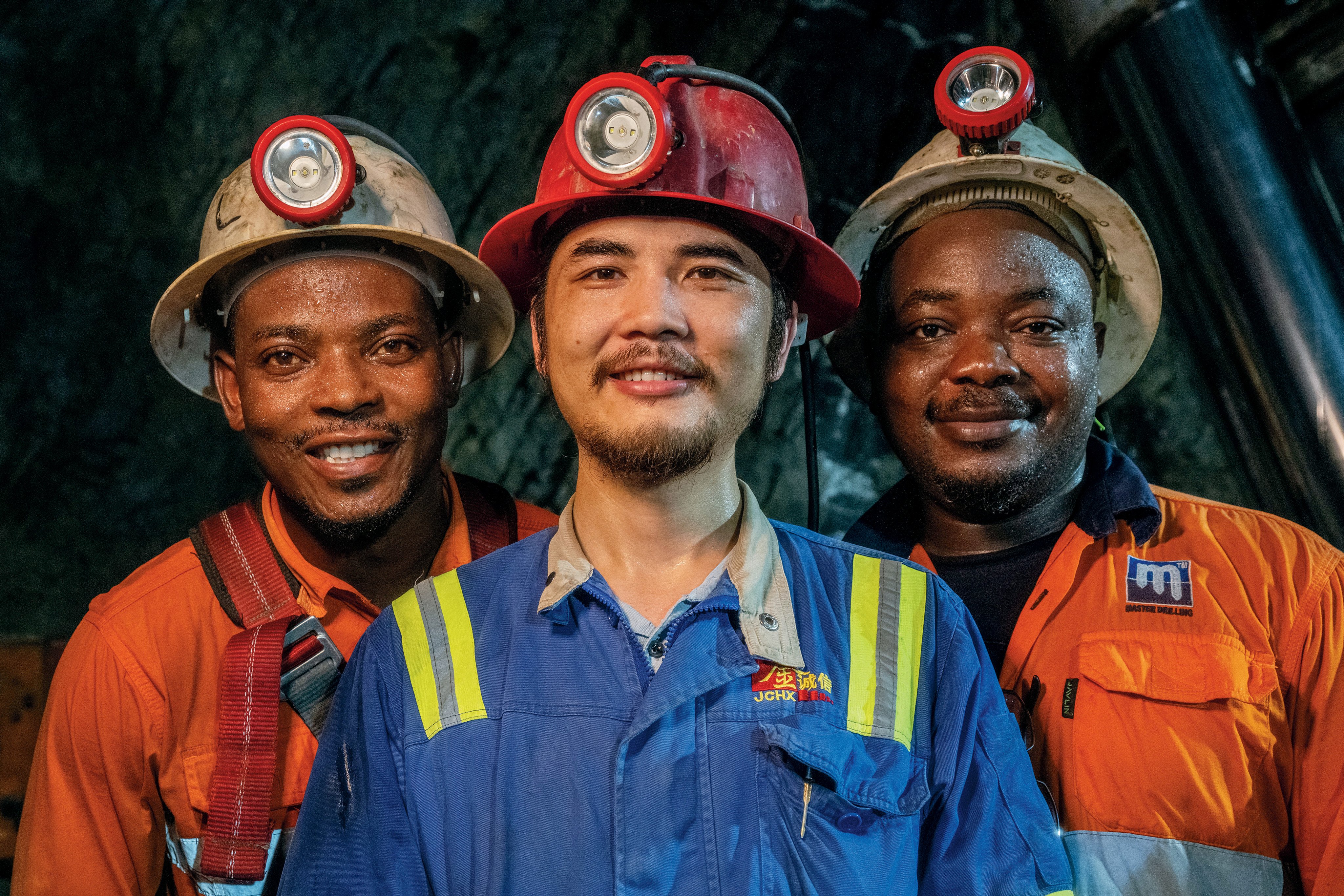 Engineers at the Kamoa-Kakula copper mine, in the Democratic Republic of Congo. Photo: Liu Heung-shing