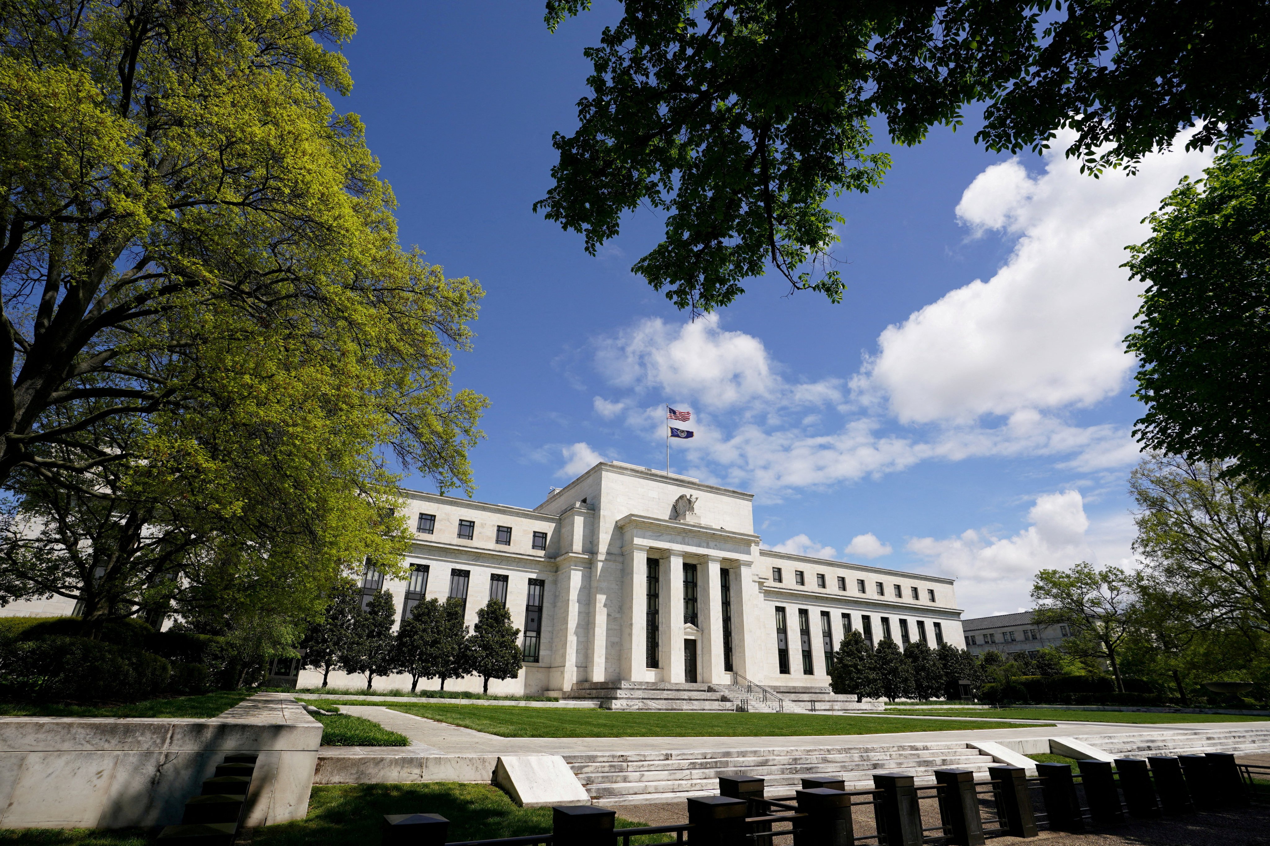 The US Federal Reserve building is seen in Washington in May 2020. Photo: Reuters