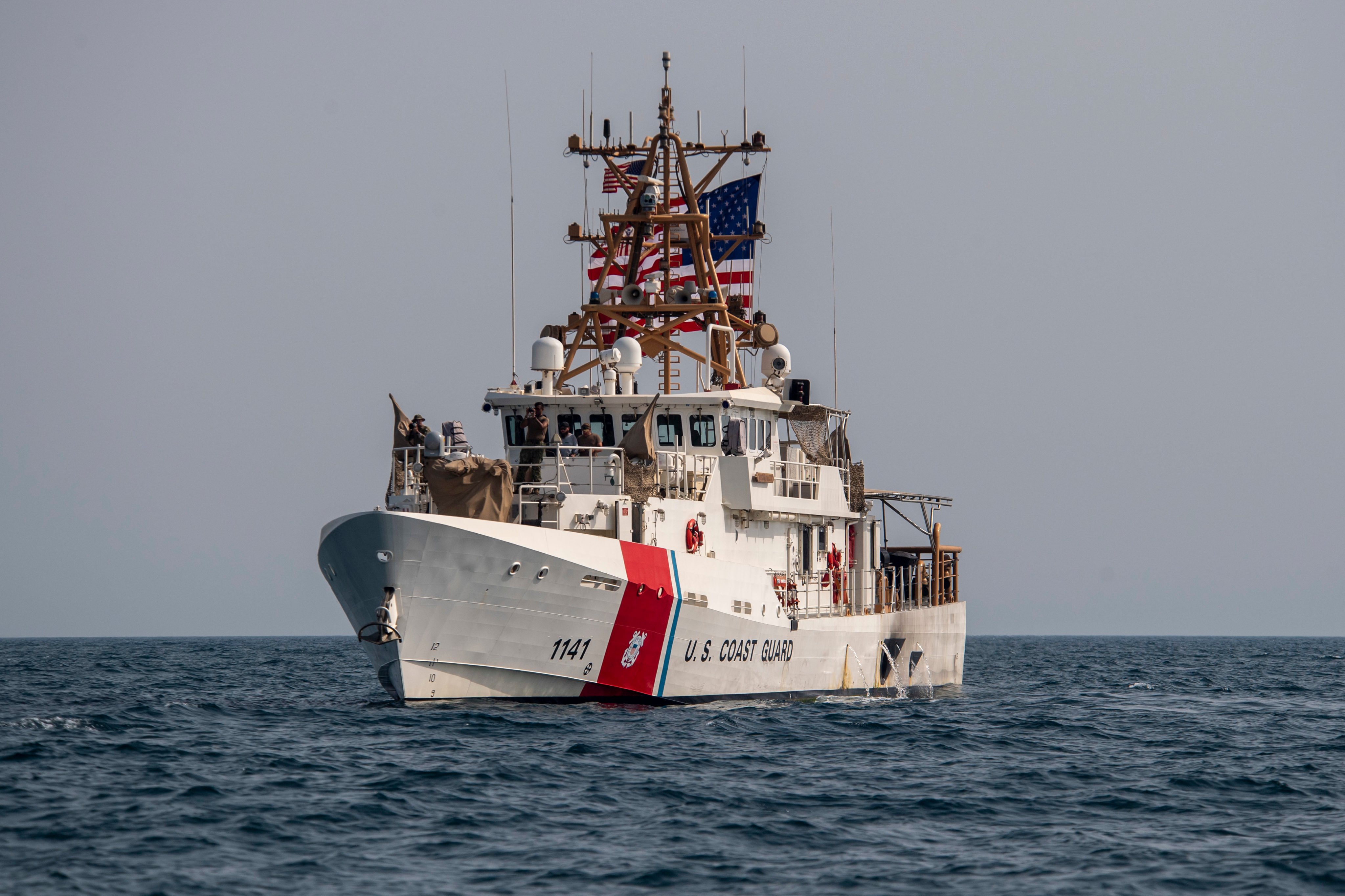 The US is sending half a dozen of its coastguard cutters to the western Pacific, redeploying them from the Middle East. Photo: US Naval Forces Central Command