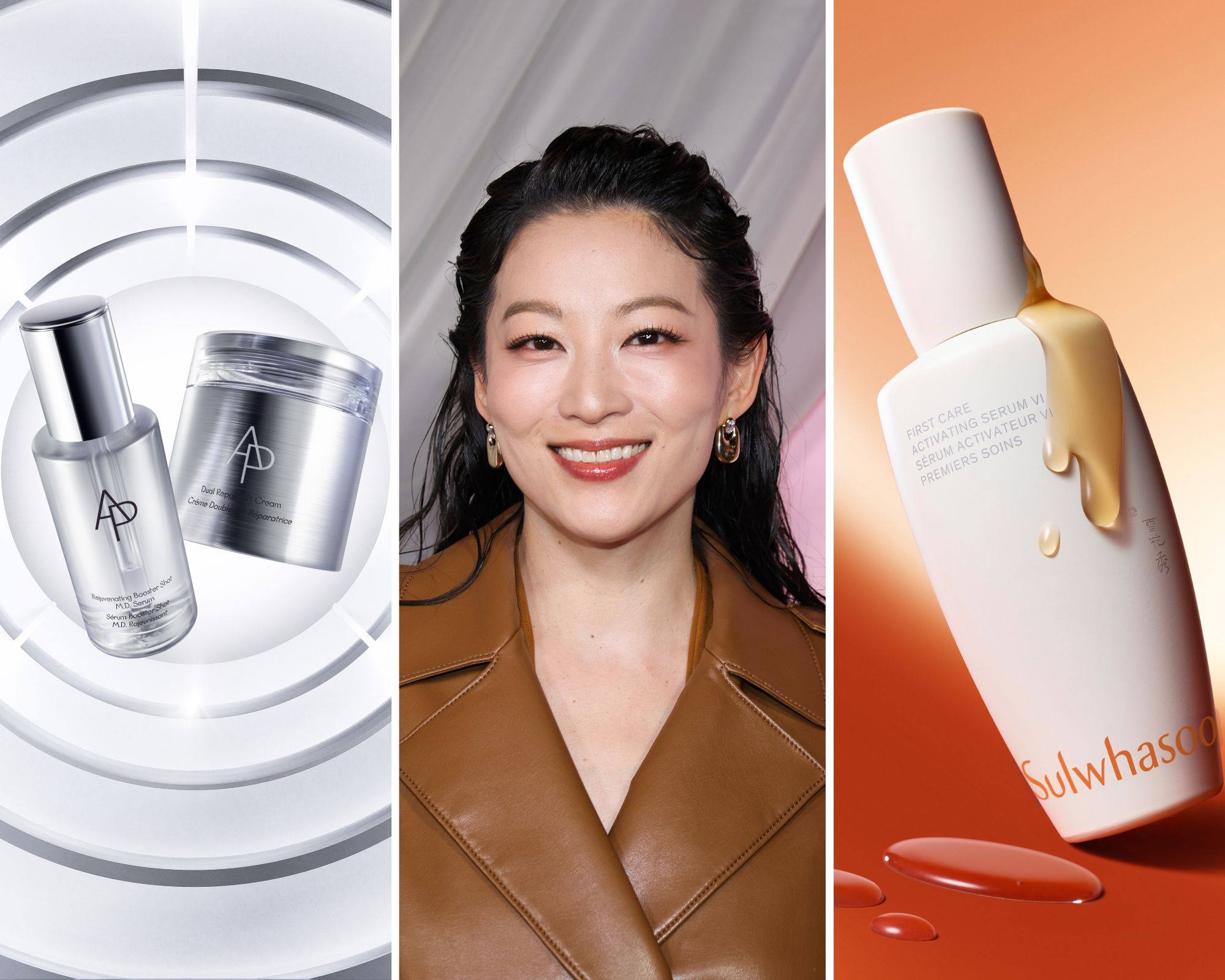 K-beauty news: new products from AP Beauty and Sulwhasoo, plus K-pop Demon Hunters’ Arden Cho’s soft glam make-up look. Photos: Handout, FilmMagic
