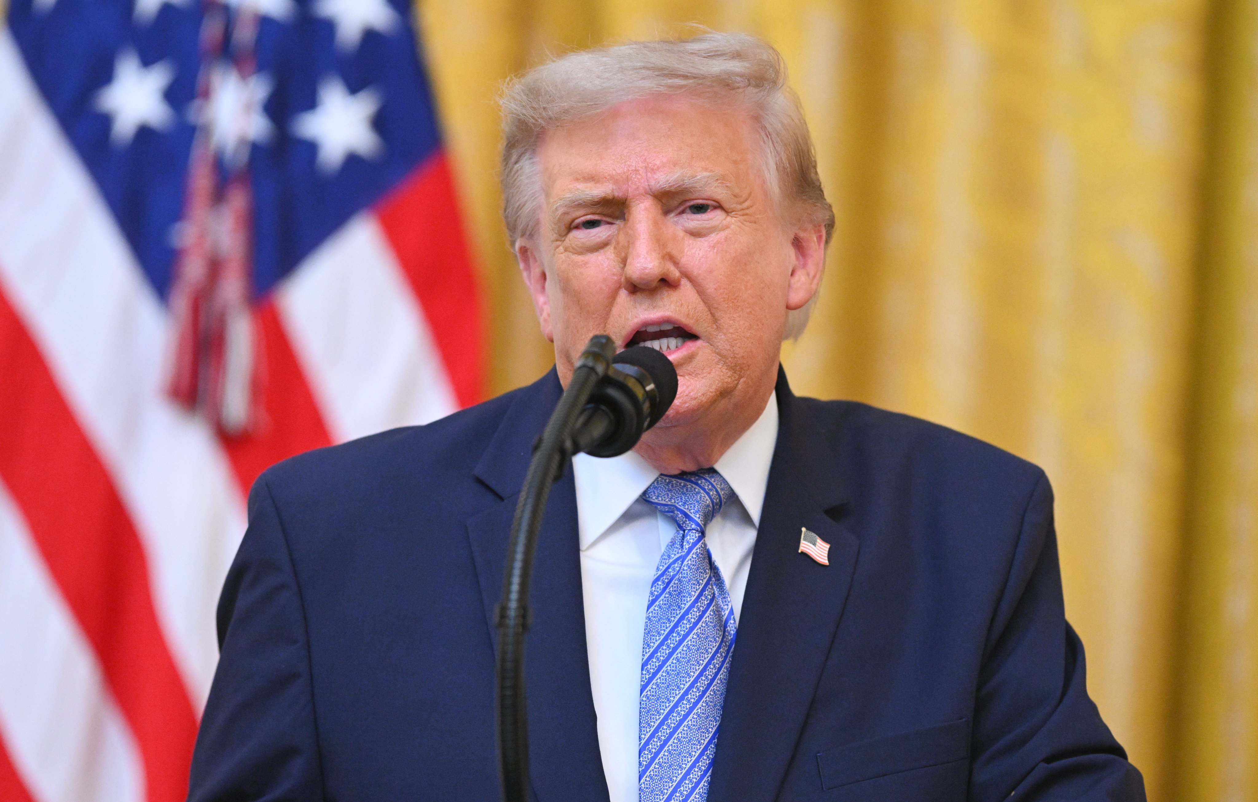 US President Donald Trump’s launches unprecedented accusations against China from the White House. Photo:  EPA