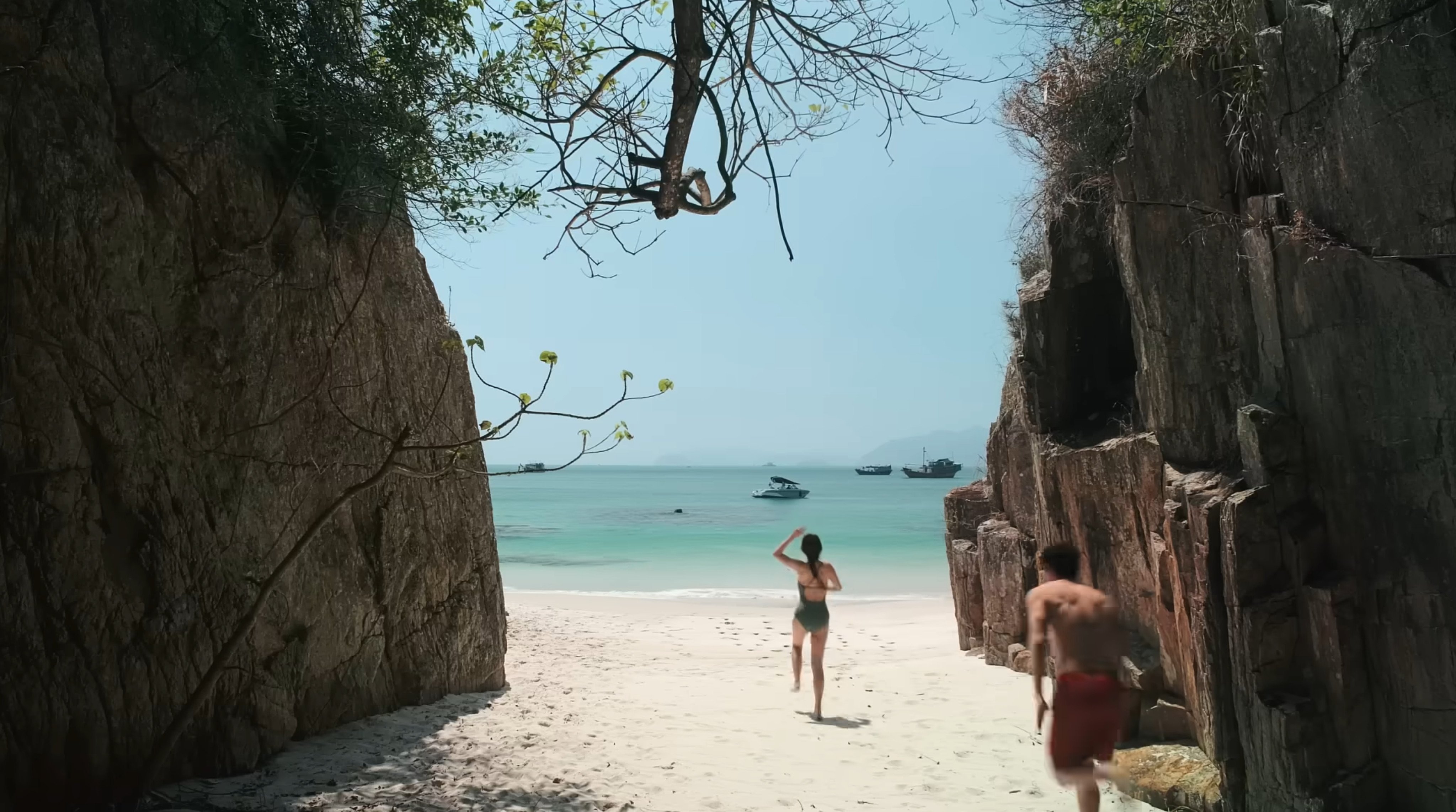The campaign presents Hong Kong through contrasts, pairing its dense urban landscape with secluded natural escapes. Photo: HKTB