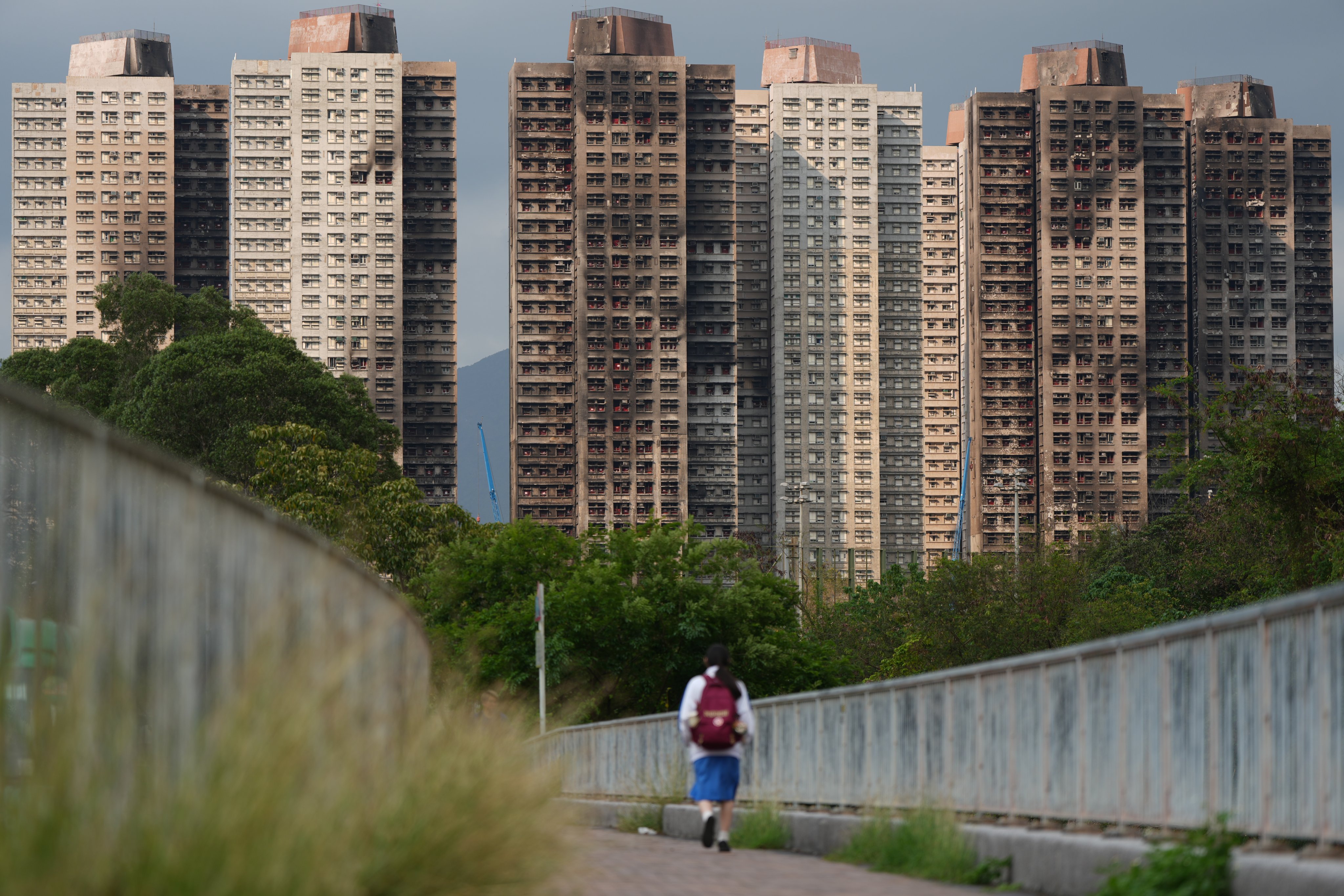 The catastrophic fire at Wang Fuk Court destroyed all but one of the estate’s eight towers, killing 168 people and displacing about 5,000 others. Photo: Sam Tsang