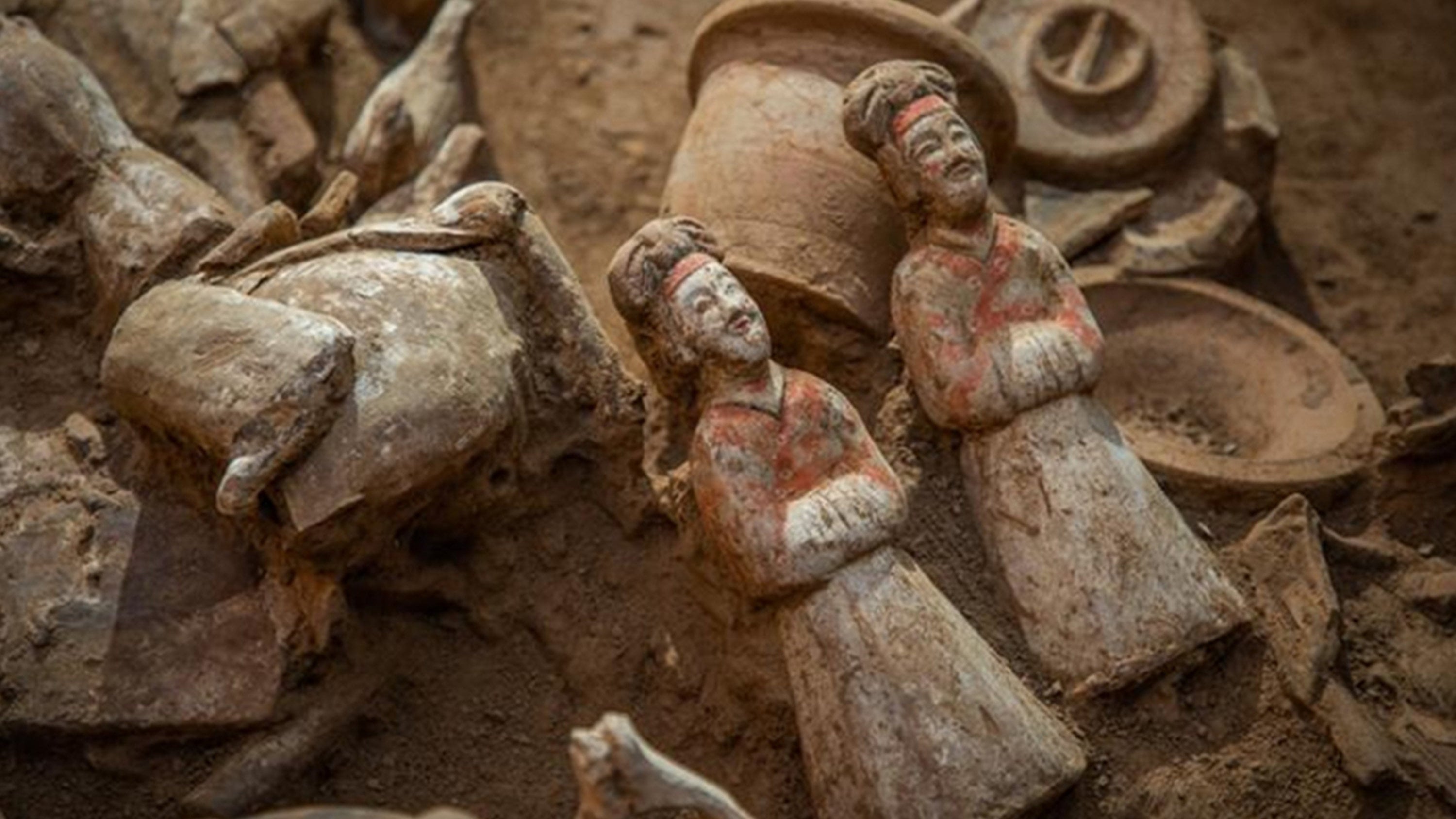 Archaeologists in northwest China made a striking discovery: ancient Liubo chessboards dating back more than 2,000 years. Photo: Courtesy of Shaanxi Provincial Institute of Archaeology
