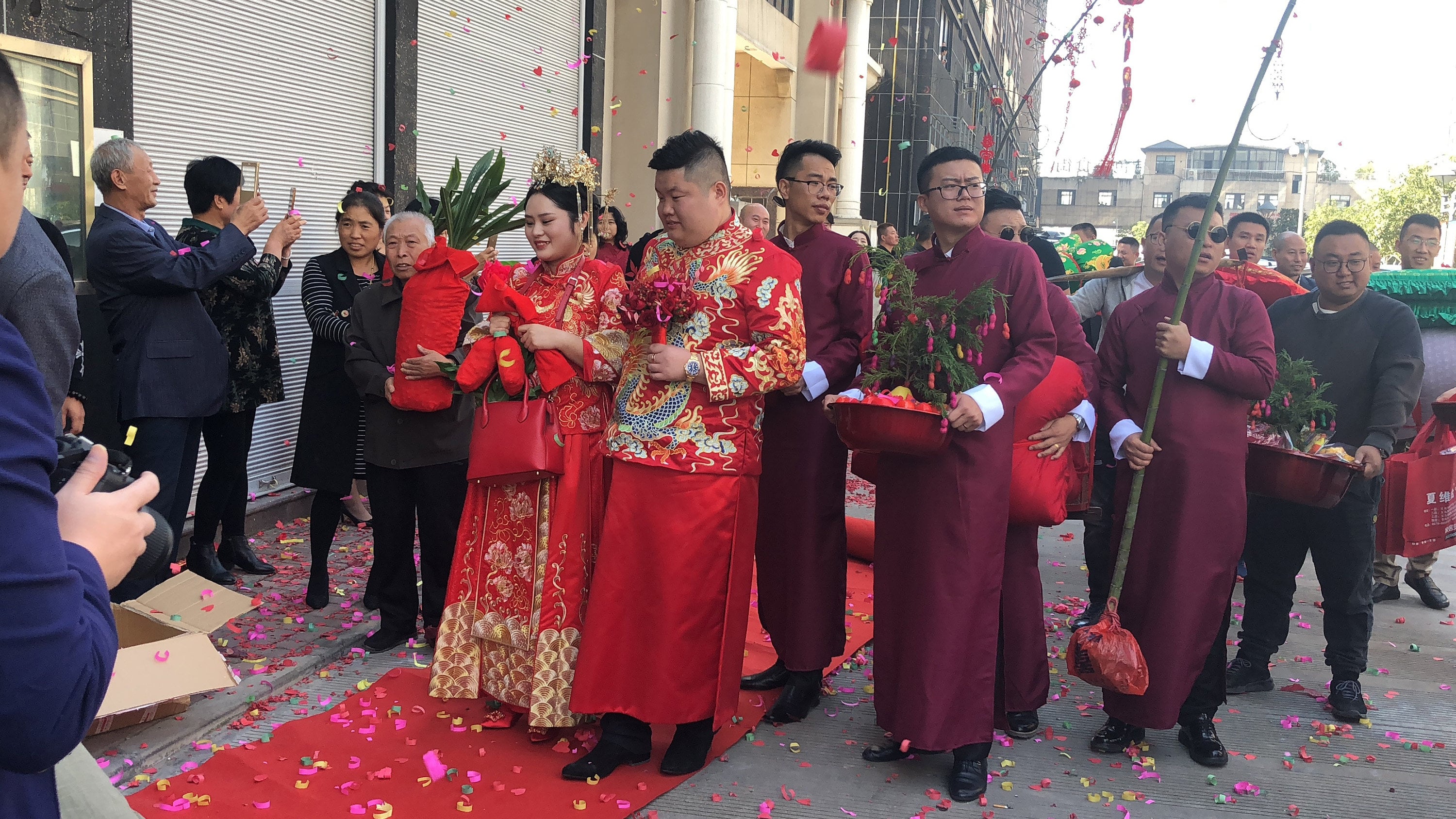 While the photo above captures a traditional Chinese wedding in progress, a separate hazing ritual elsewhere went tragically wrong, leaving a 20-year-old bridesmaid with a fractured vertebra. Photo: Shutterstock