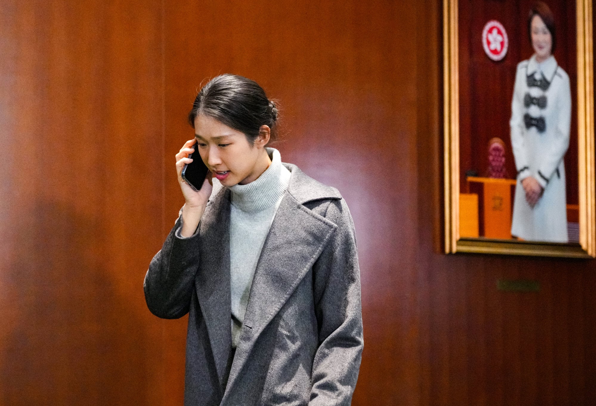 Legco newcomer Vivian Kong, who represents the tourism sector, raised only two questions. Photo: Eugene Lee