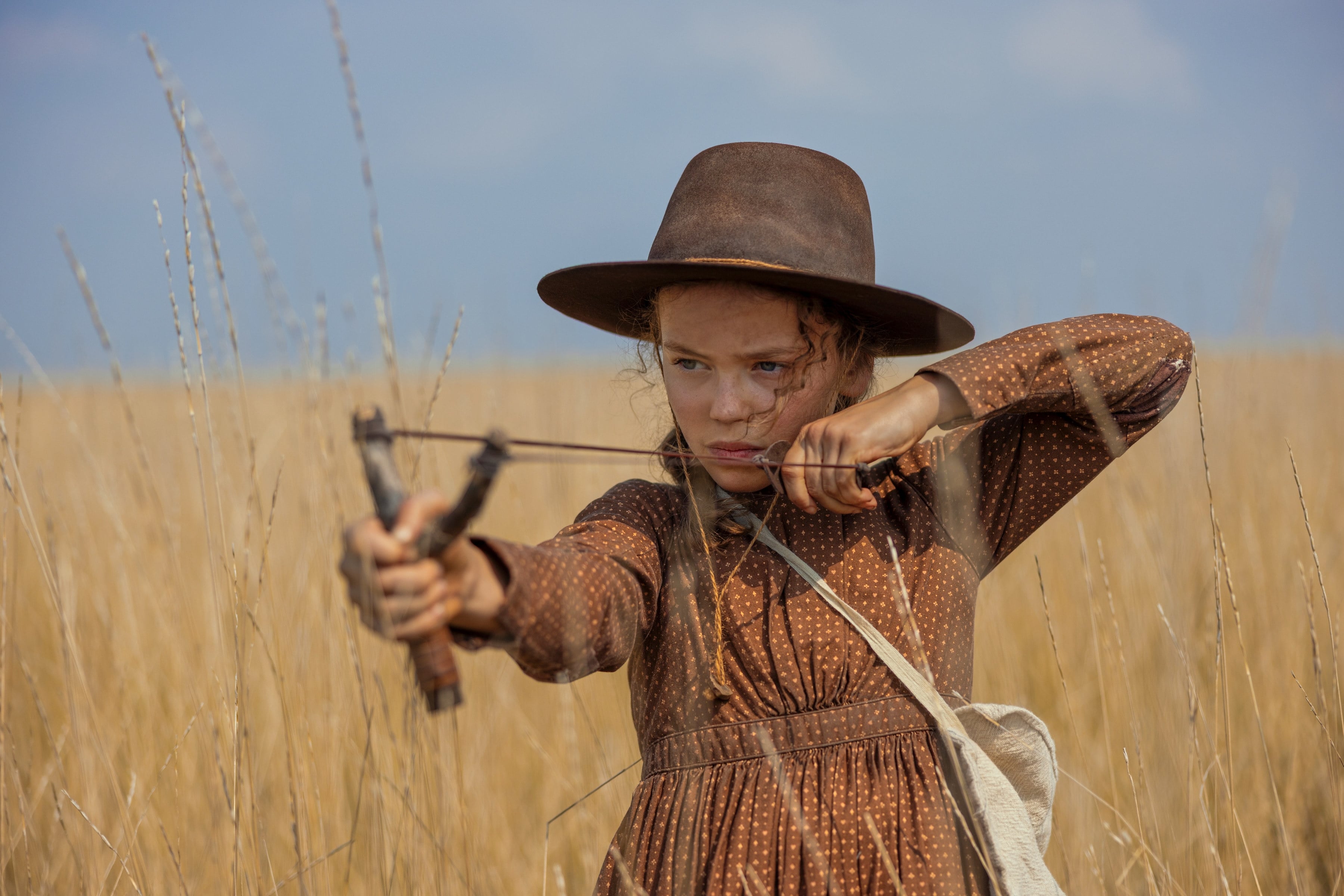 Alice Halsey, who plays Laura Ingalls in Little House on the Prairie, is only 11 years old. Photo: AP