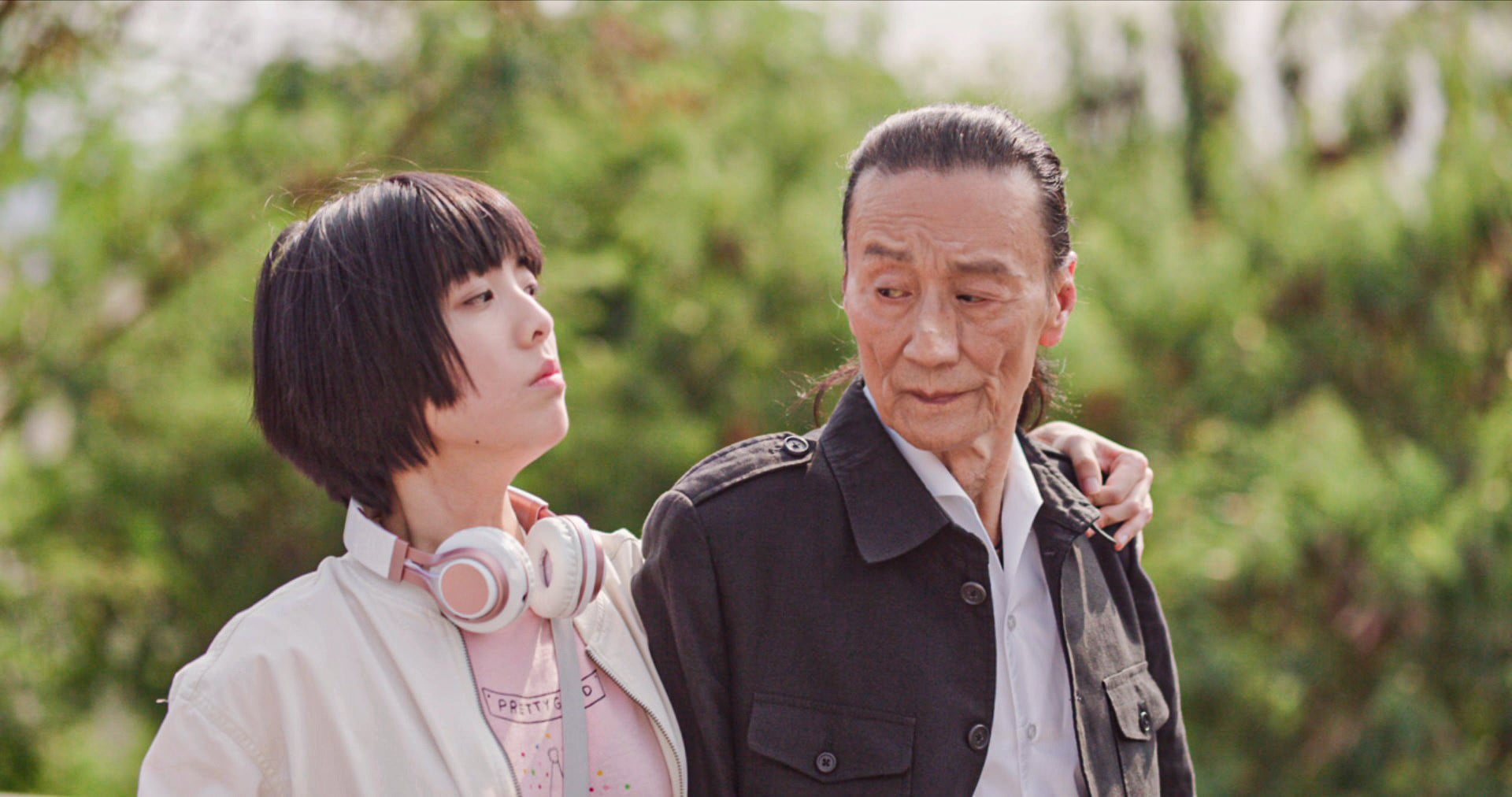 Patrick Tse Yin (right) and Chung Suet-ying in a still from 2021 movie Time. Photo: Handout