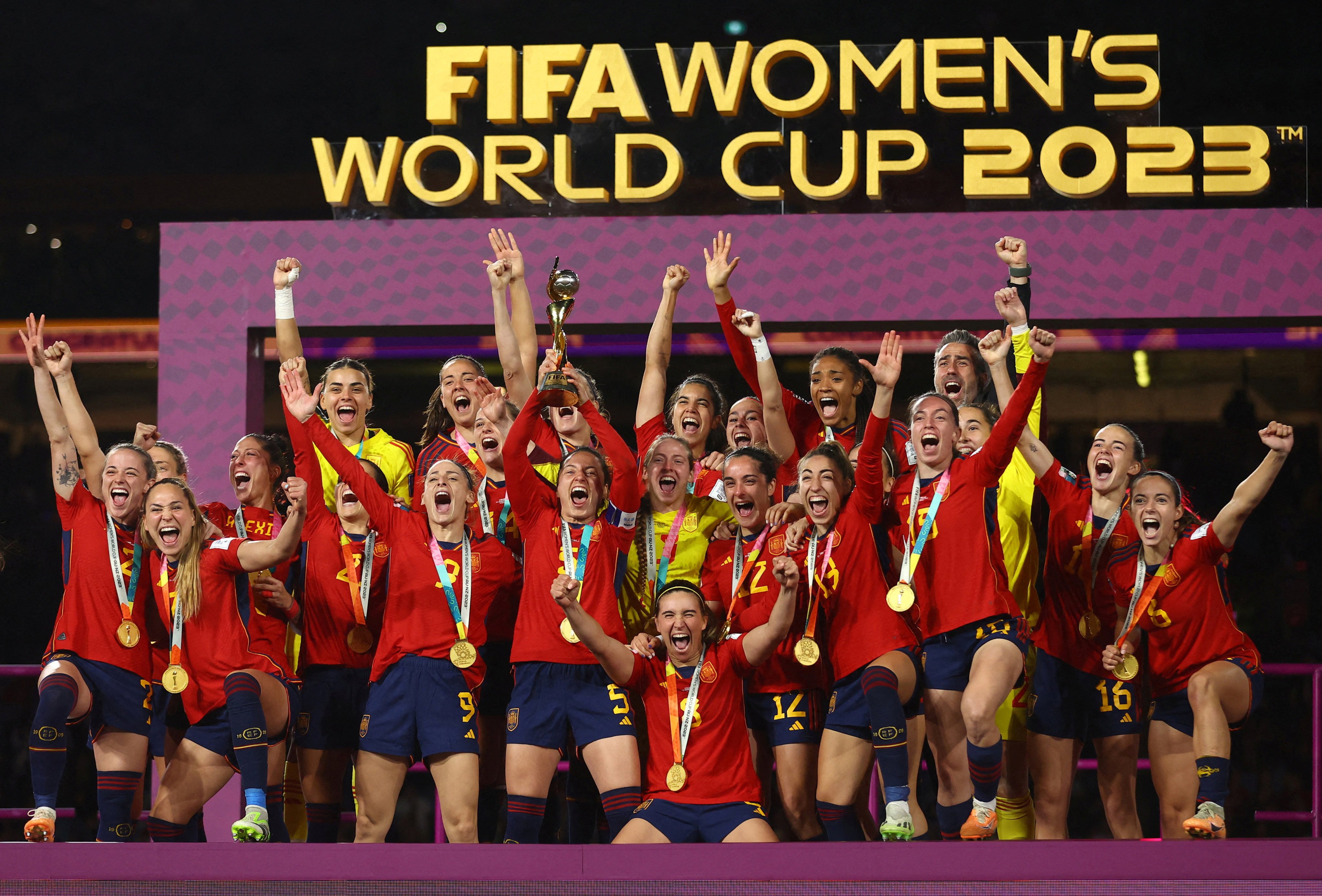 Spain, currently the world's top-ranked side, won the 2023 World Cup in Australia with a squad brimming with talented players. Photo: Reuters