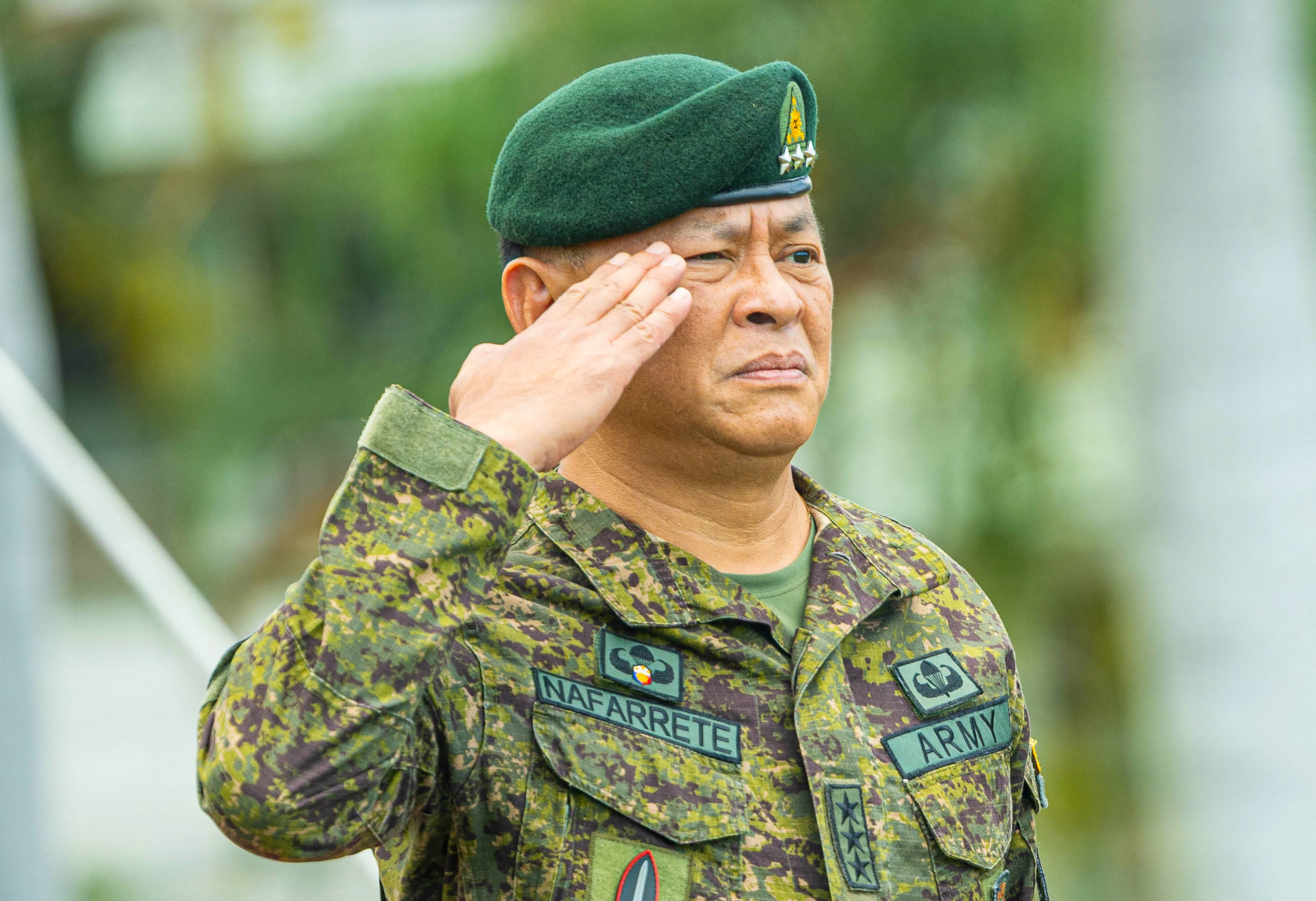 Lieutenant General Antonio G. Nafarrete has been appointed as the Philippines’ next armed forces chief. Photo: handout