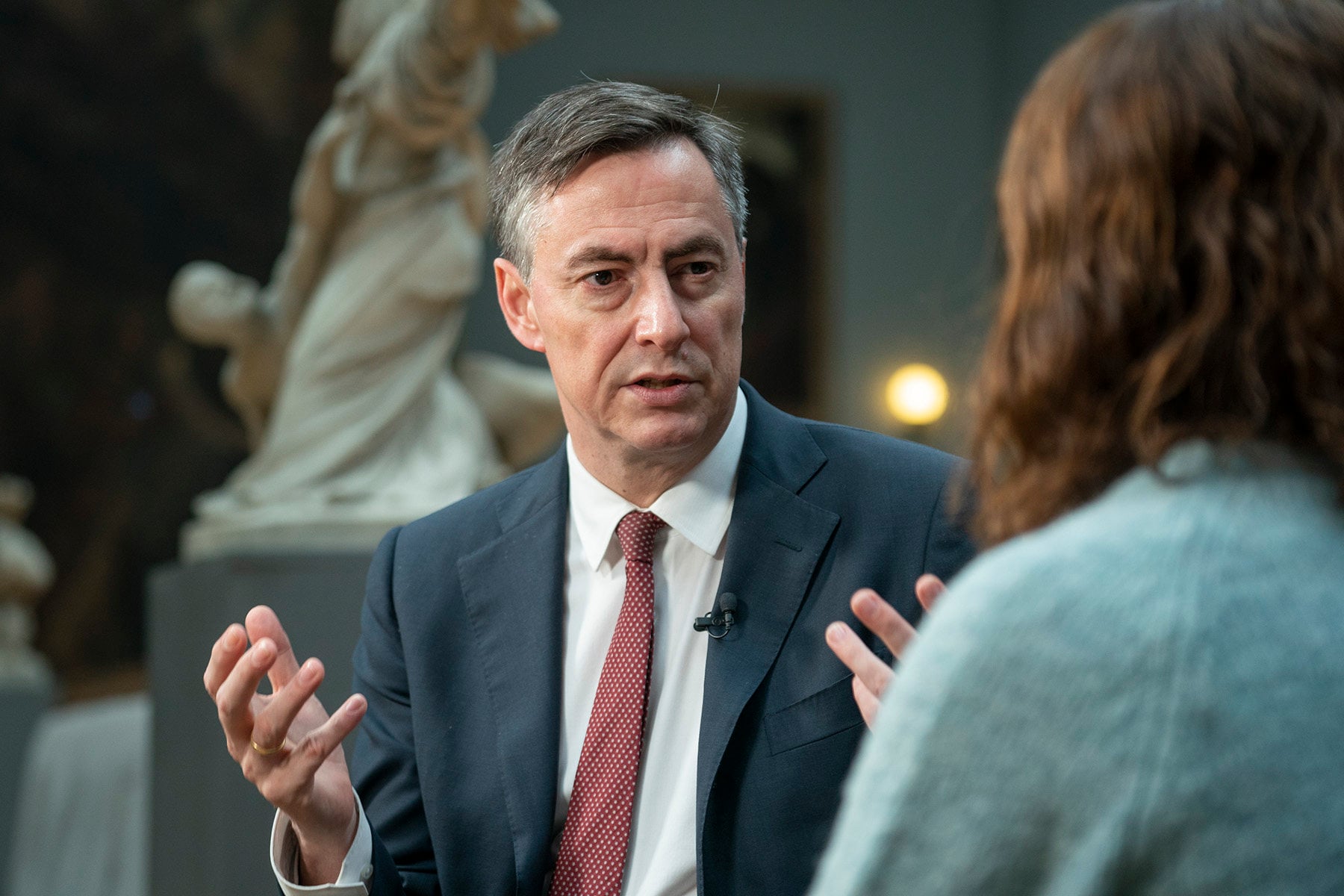 An eight-member delegation from the European Parliament’s Committee on Foreign Affairs, led by committee chairman David McAllister (pictured) arrived in China on Tuesday. Photo: European Union