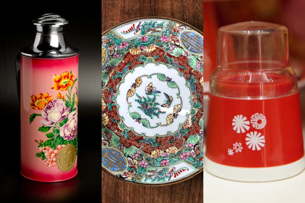 (From left) An old Camel vacuum flask, porcelain made by Yuet Tung China Works and a Red A toothpick holder. Iconic brands like these have shaped Hong Kong’s evolution into a global metropolis. Photos: Handout, Jimmy Jim, Winson Wong