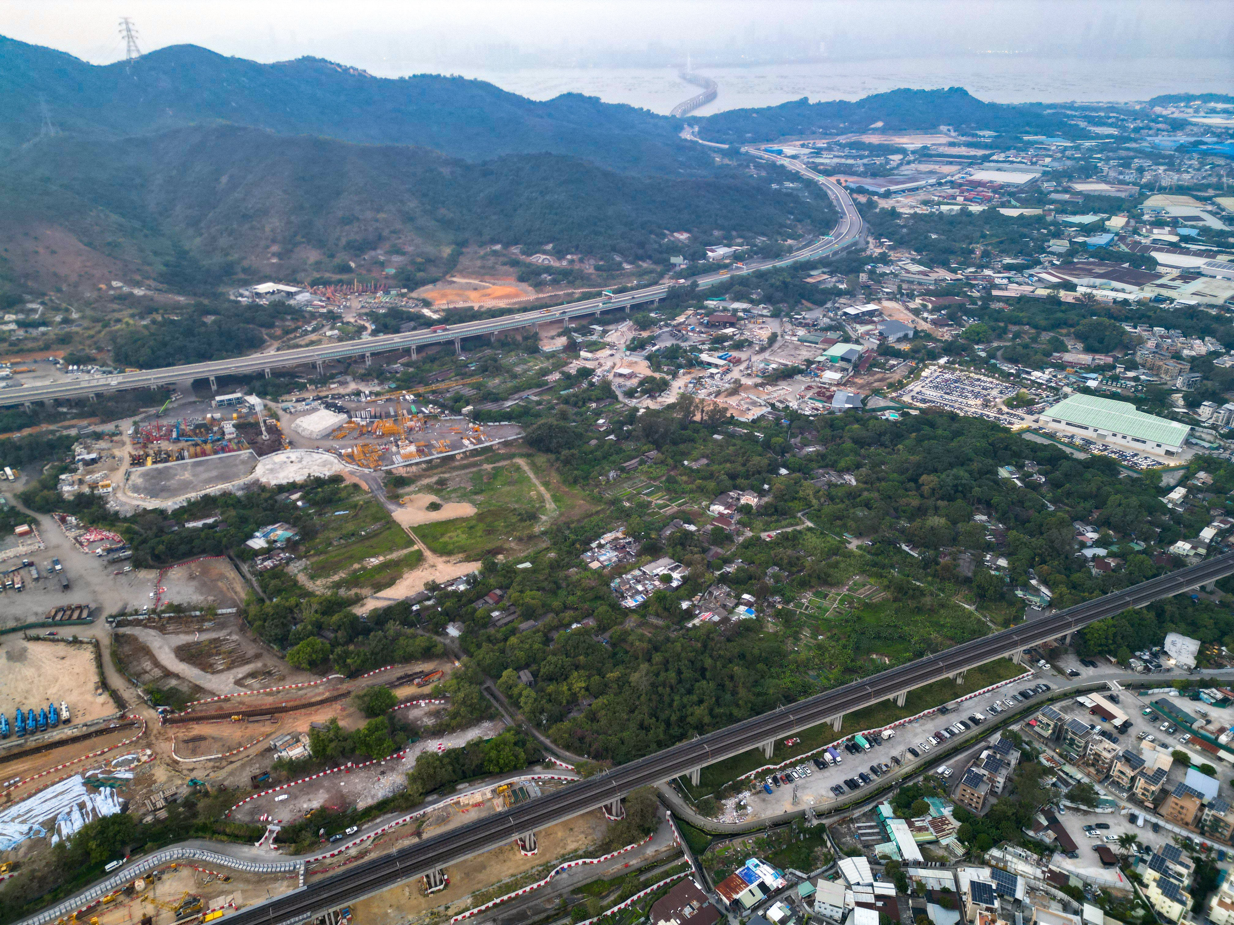 The Northern Metropolis land disposal tender site of Hung Shui Kiu, seen on December 29, 2025. Photo: Eugene Lee