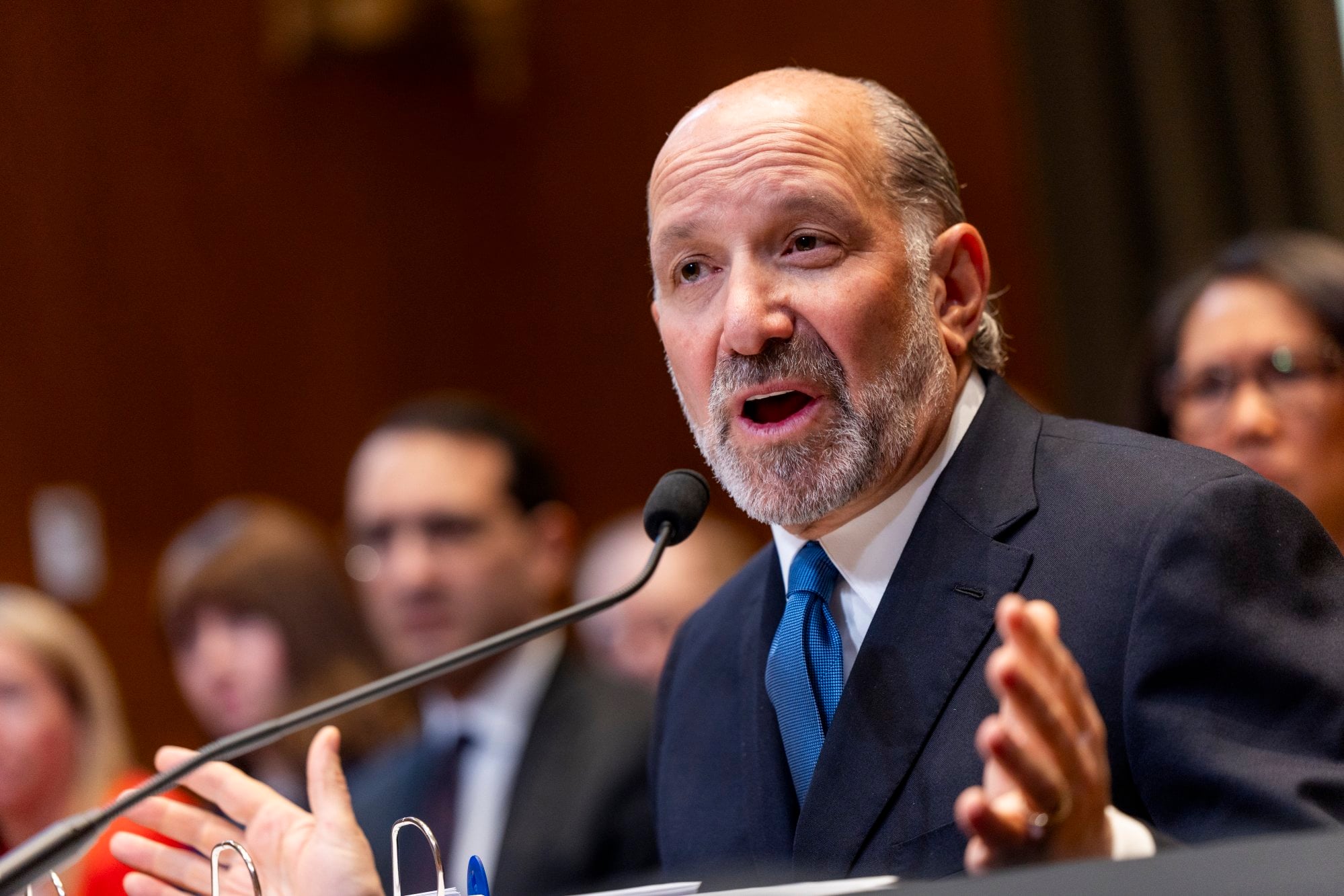 US Commerce Secretary Howard Lutnick supported his department’s decision to revoke more than US$200 million in Tech Hub grants. Photo: EPA US Commerce Secretary Howard Lutnick supported his department’s decision to revoke more than US$200 million in Tech Hub grants. Photo: EPA