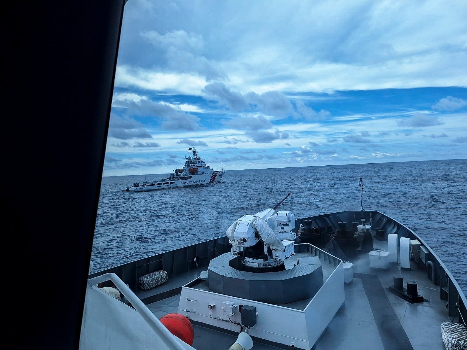 A Chinese coastguard vessel sails through the North Natuna Sea in this photo released by Indonesia’s Maritime Security Agency in 2024. Photo: Bakamla/EPA-EFE