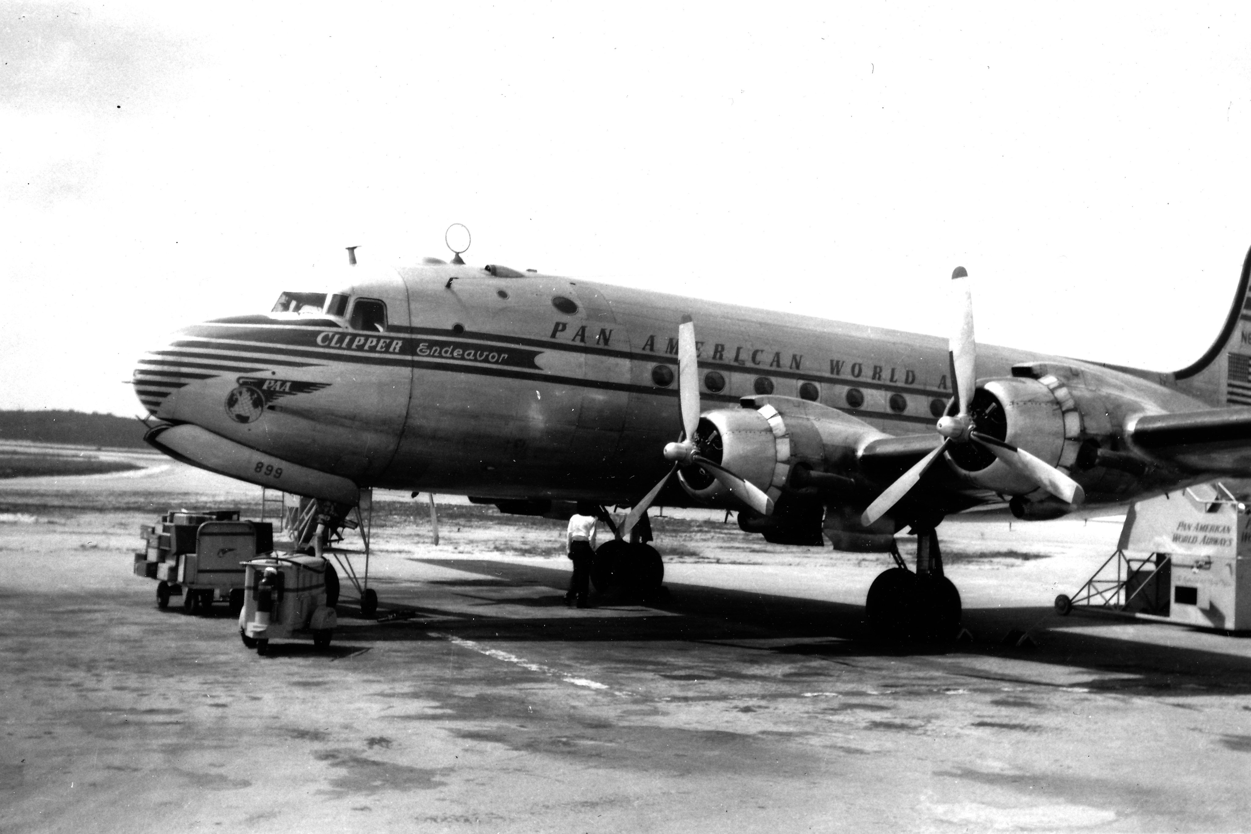 The Clipper Endeavor that crashed. Photo: Pan Am Historical Foundation via AP