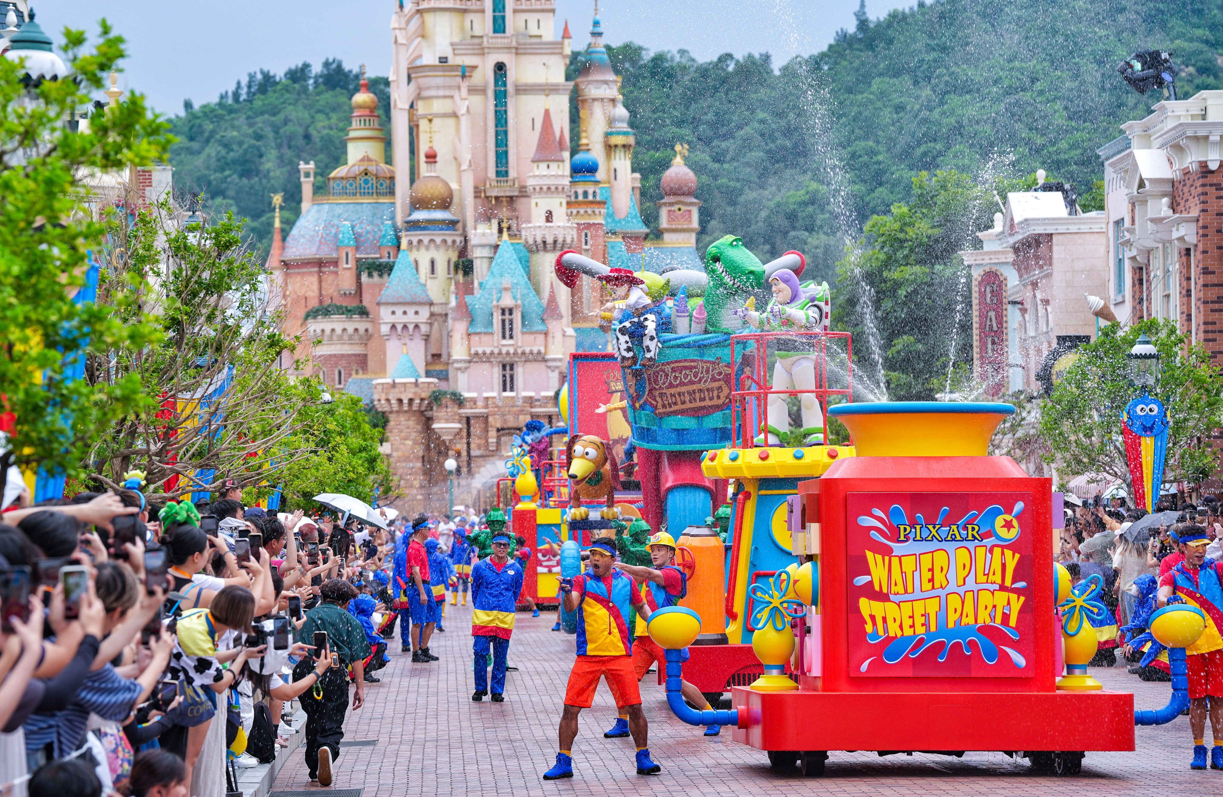 The Pixar Summer Fest features a water-themed parade and a range of themed frozen treats designed for the season. Photo: Elson Li