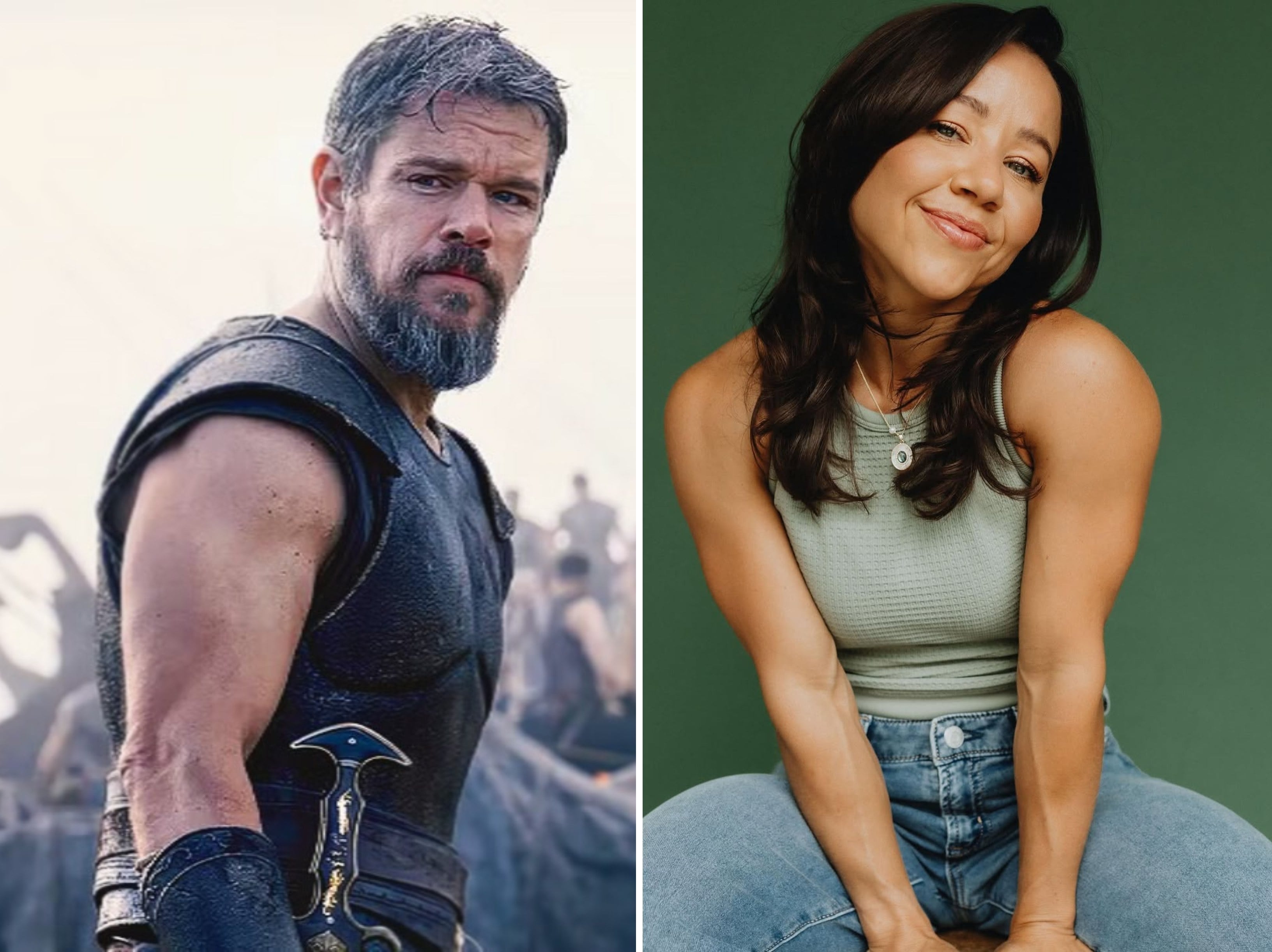 The Odyssey star Matt Damon has high praise for Devyn Dalton, his stunt double in the Christopher Nolan epic fantasy film. Photos: @matt_damon_official, @devyn.dalton/Instagram