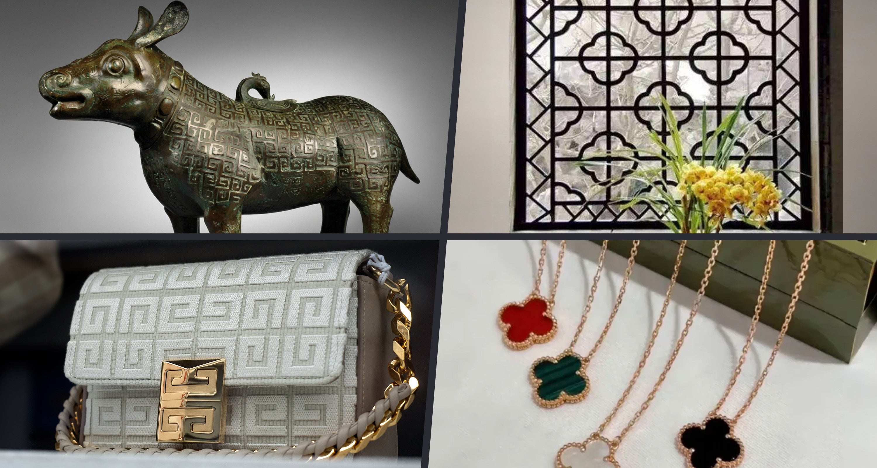 The uncredited appropriation of Chinese visual heritage by Western luxury labels frequently occurs without official acknowledgment or legal consequence, triggering widespread anger across Chinese communities. Photo: SCMP composite/Shutterstock/Sohu/RedNote