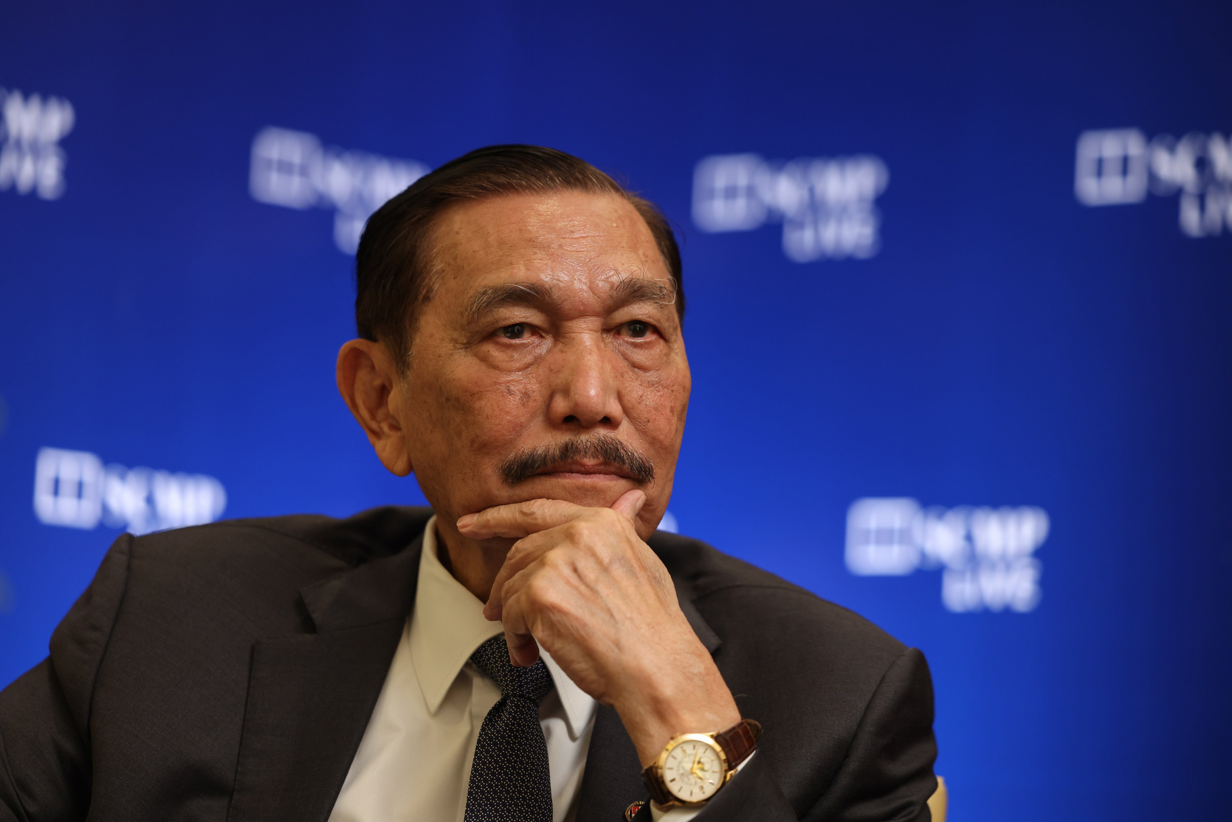 Luhut Pandjaitan, chairman of Indonesia’s National Economic Council, at the Nusa Dua Forum in Bali, Indonesia, on July 17. Photo: Nora Tam