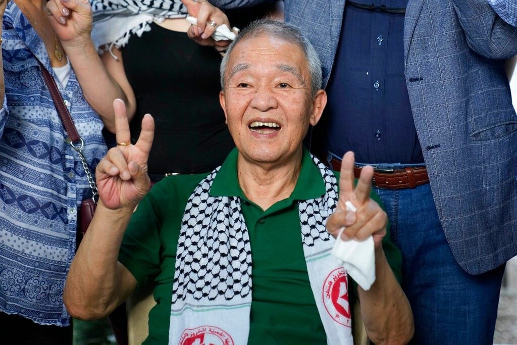 Kozo Okamoto in Beirut, Lebanon in 2022. Photo: AP
