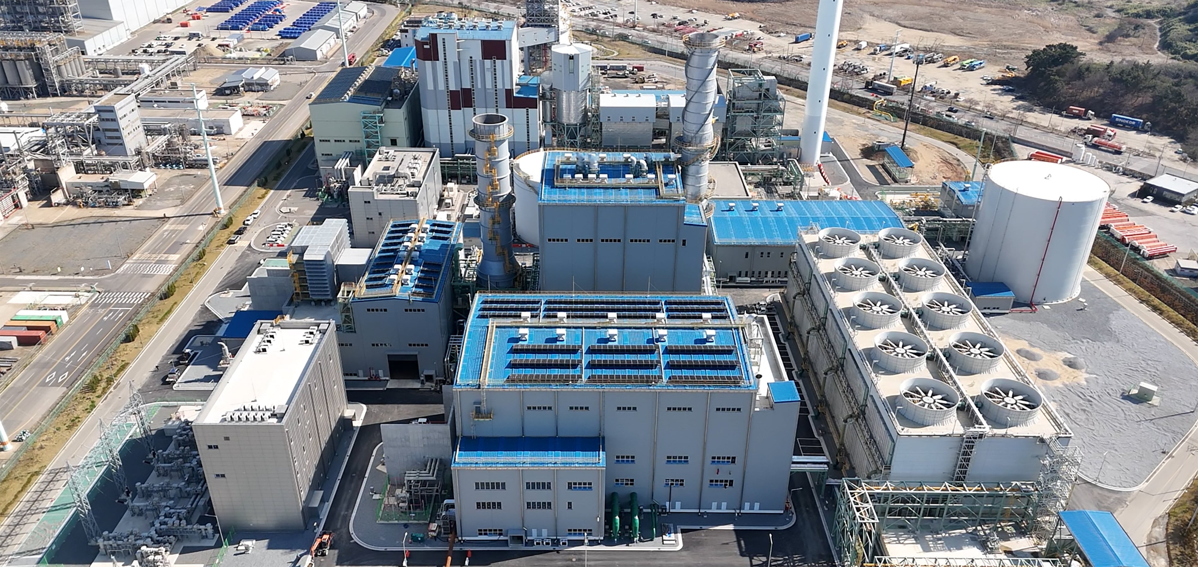 One of CGN Energy International’s gas-power projects is seen in South Korea. Photo: China Energy News