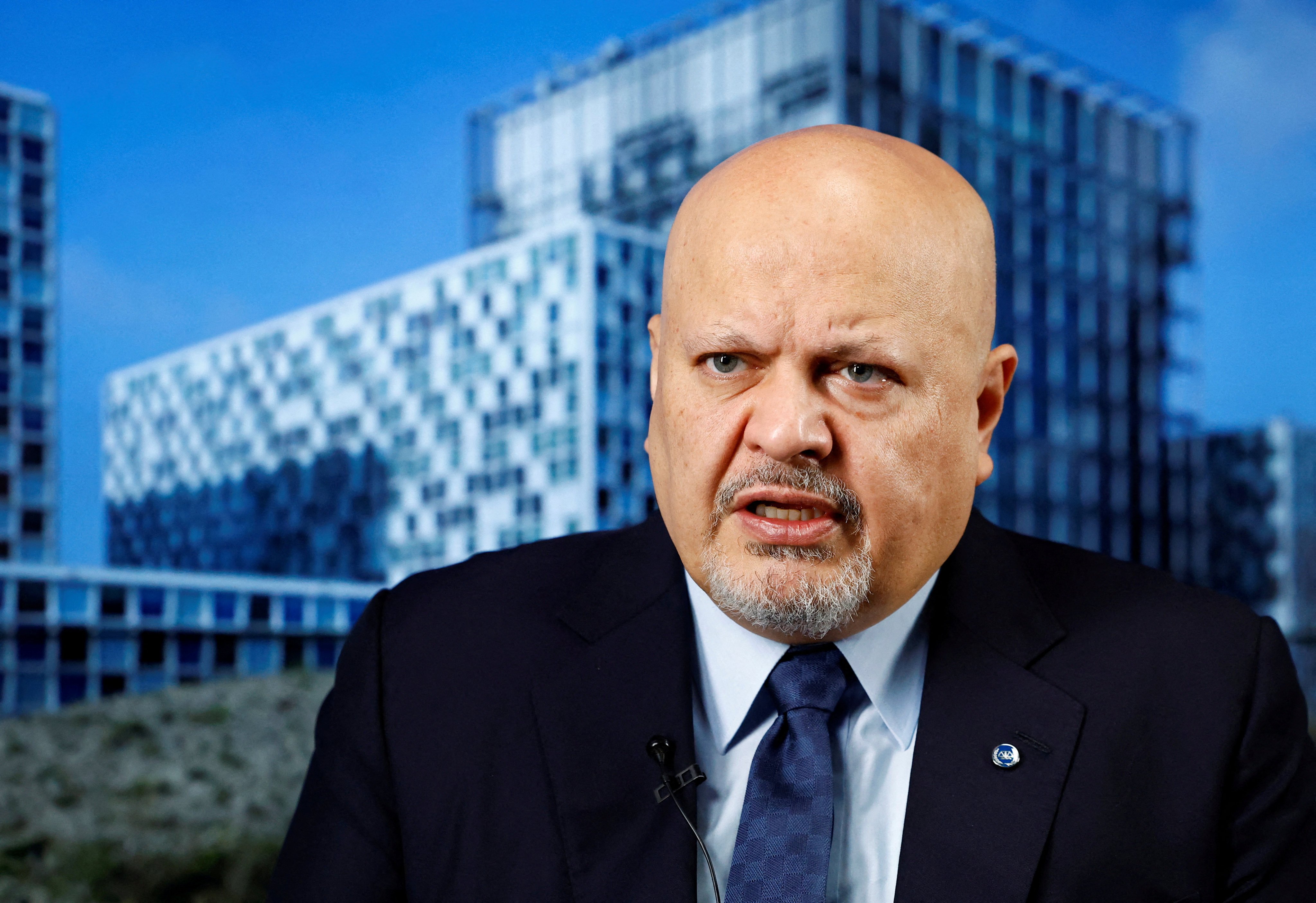 ICC Prosecutor Karim Khan speaks during an interview in The Hague, Netherlands in January 2025. Photo: Reuters