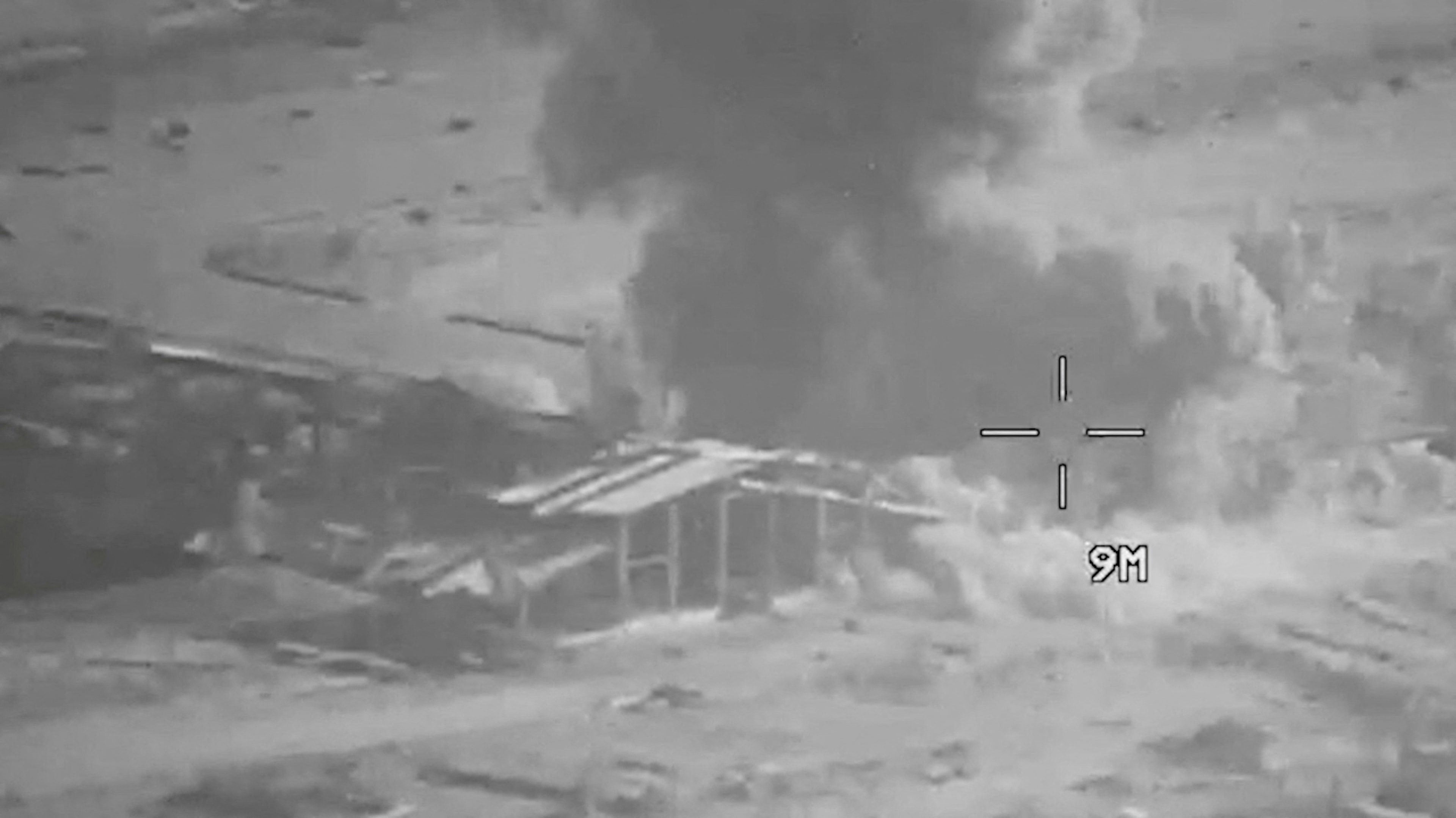 Smoke rises from an explosion at an unknown location during what the US military said were strikes on Iranian military targets earlier this week. Photo: US Central Command/Reuters