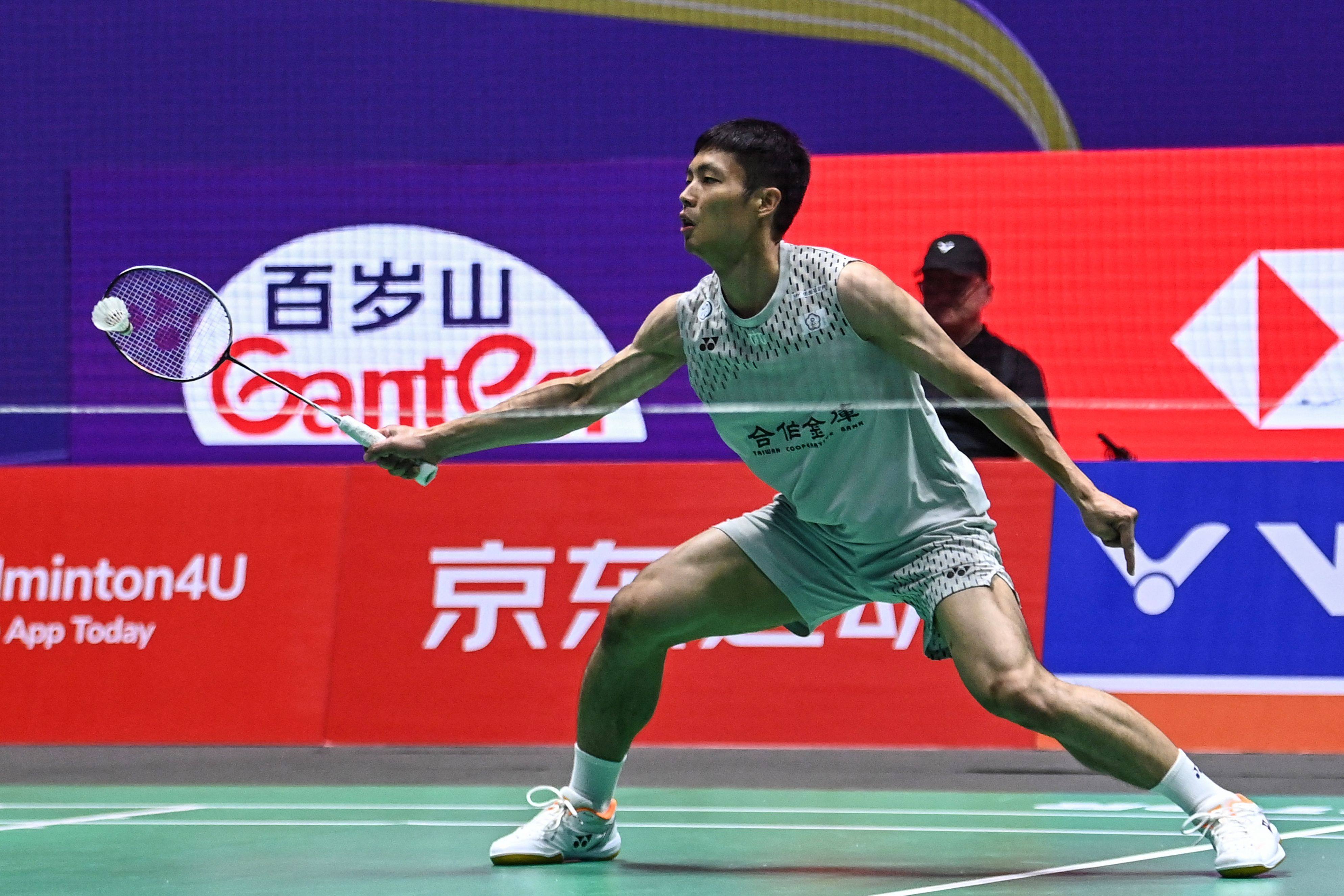 Chinese Taipei’s Chou Tien-chen needed just over an hour to win the men’s singles final of the China Open in Changzhou on Sunday. Photo: AFP