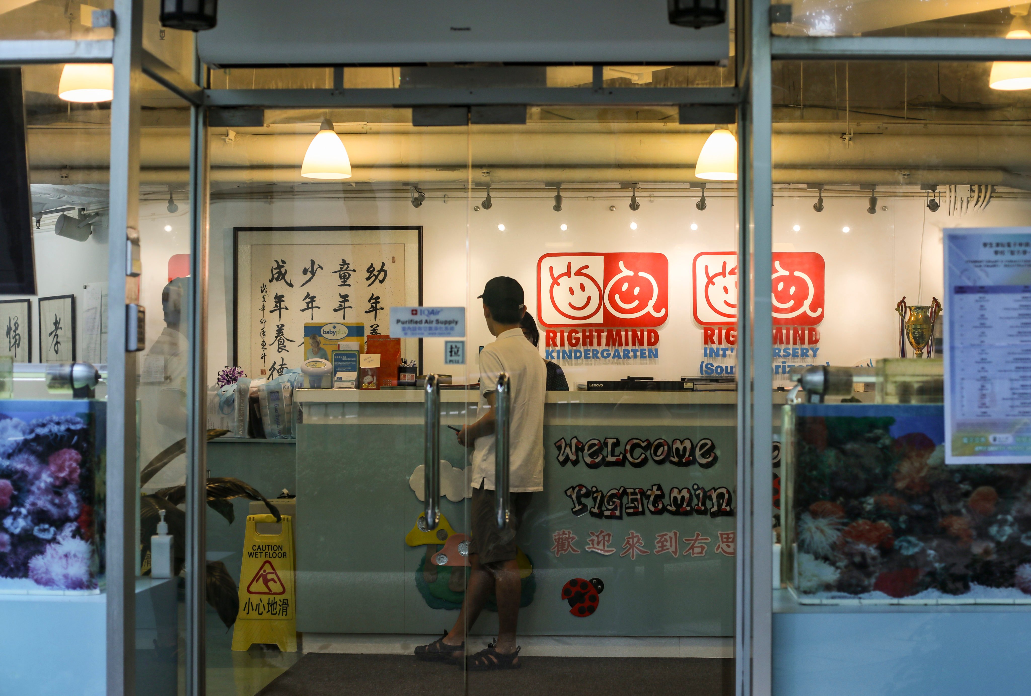 Rightmind Kindergarten in South Horizons. Hong Kong’s declining student numbers has hit the preschool sector the hardest. Photo: Xiaomei Chen