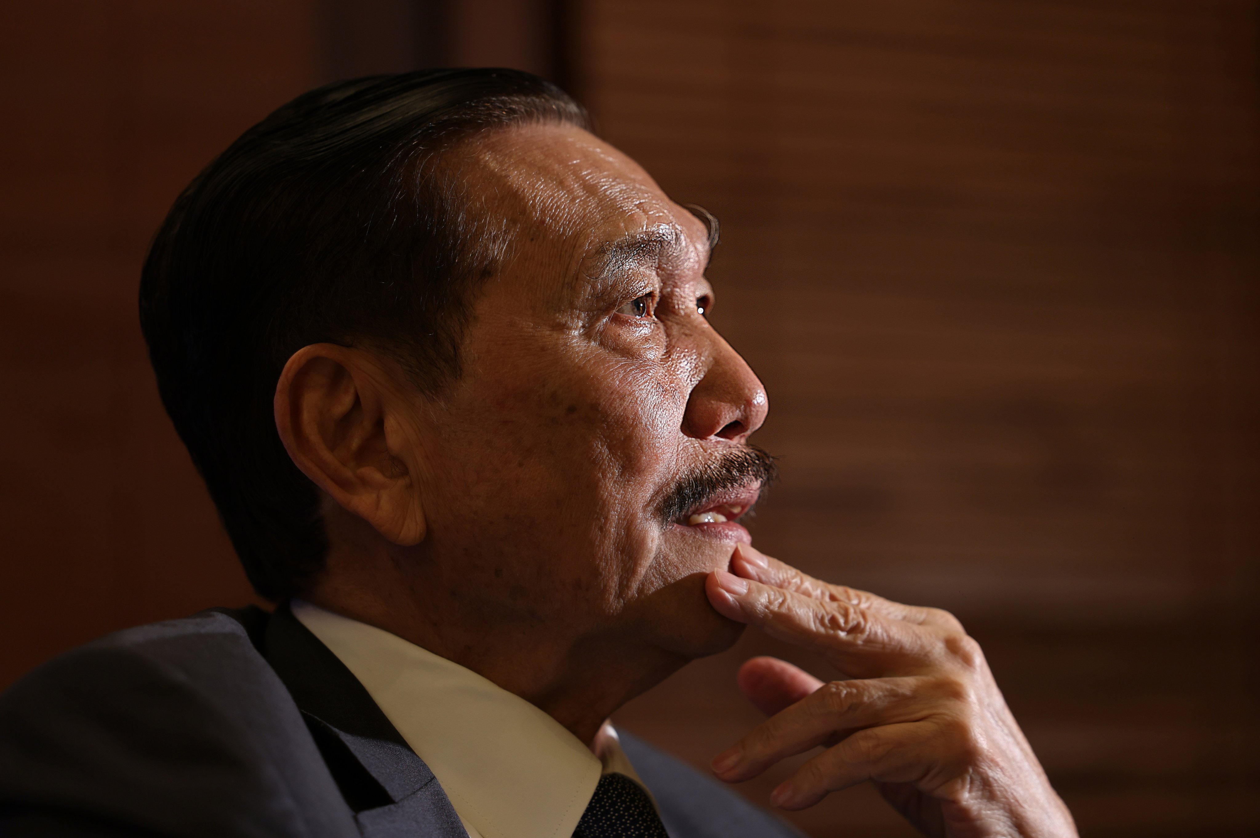 Luhut Pandjaitan, chairman of Indonesia’s National Economic Council, at the Nusa Dua Forum in Bali. Photo: Nora Tam