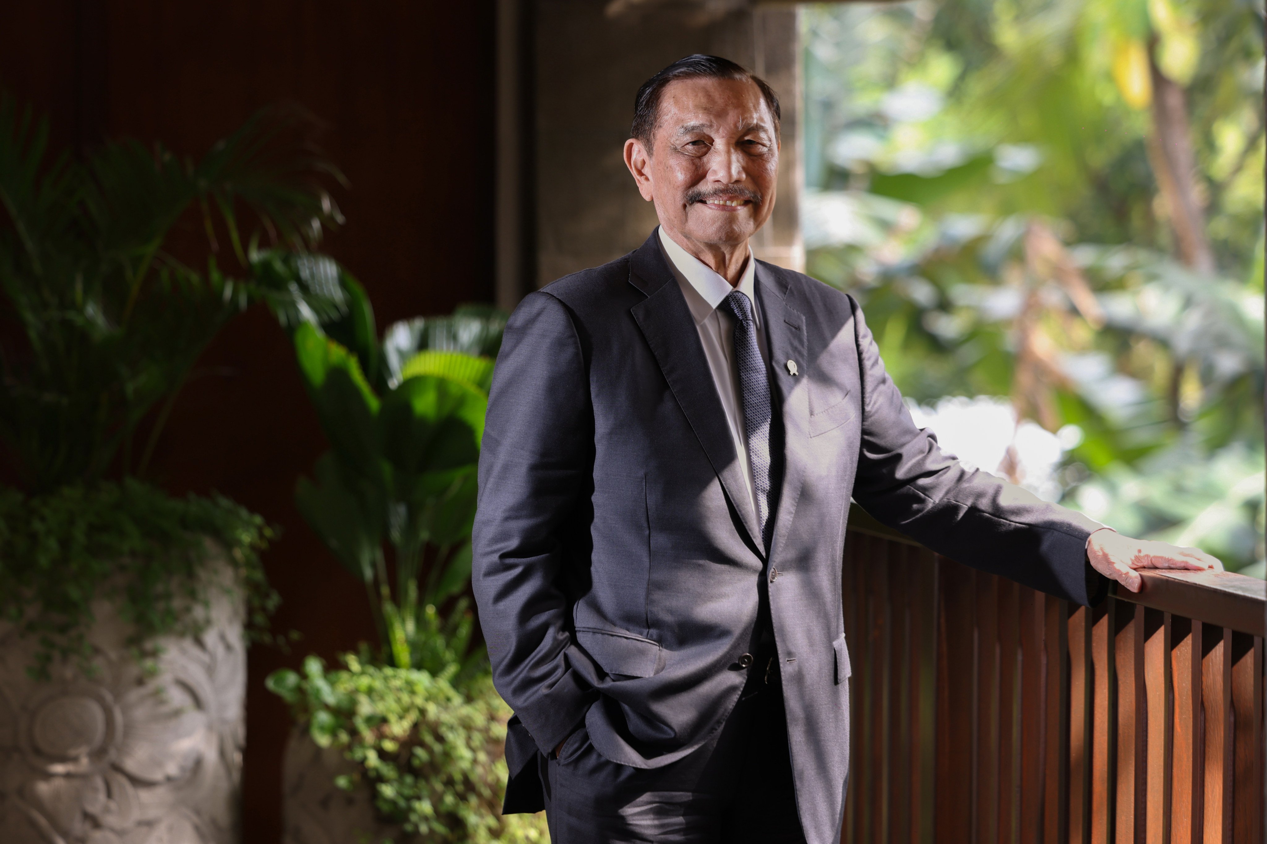 Luhut Pandjaitan, chairman of Indonesia’s National Economic Council, at the Nusa Dua Forum in Bali. Photo: Nora Tam