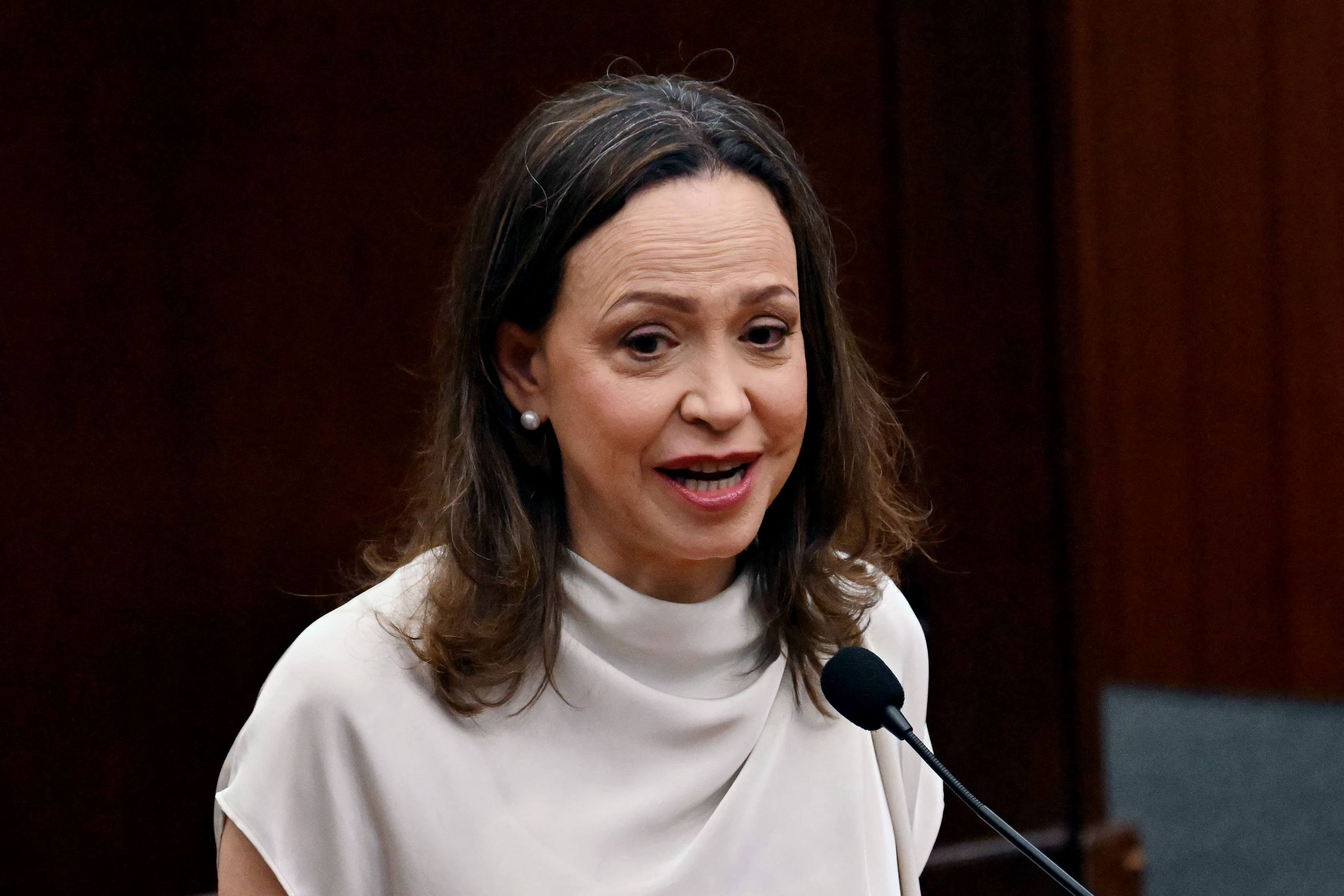 Venezuelan opposition leader Maria Corina Machado. Photo: AFP