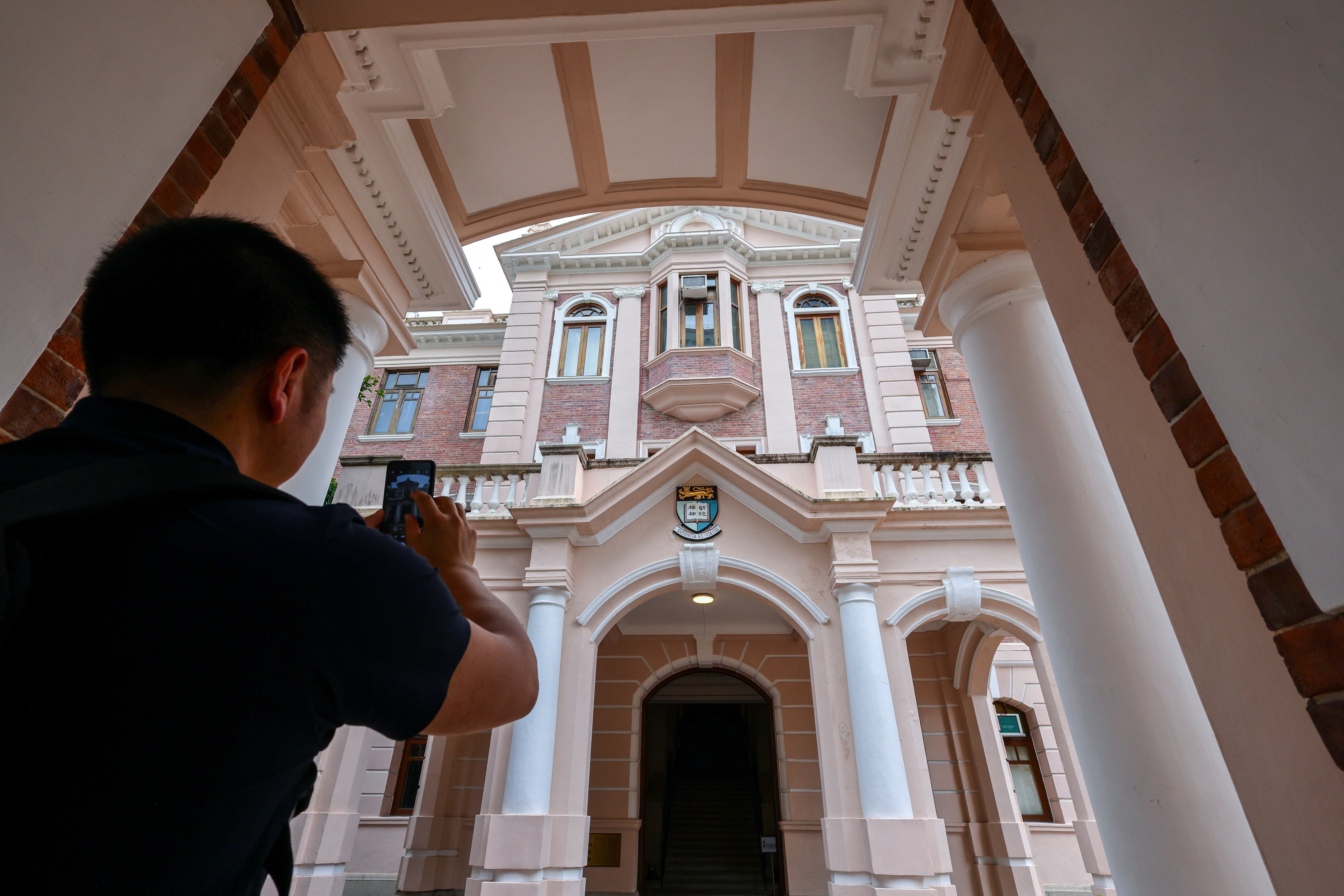 The HKU campus in Pok Fu Lam. Xiang Zhang announced on Monday he would step down in 2028 after completing a second five-year term. Photo: Dickson Lee