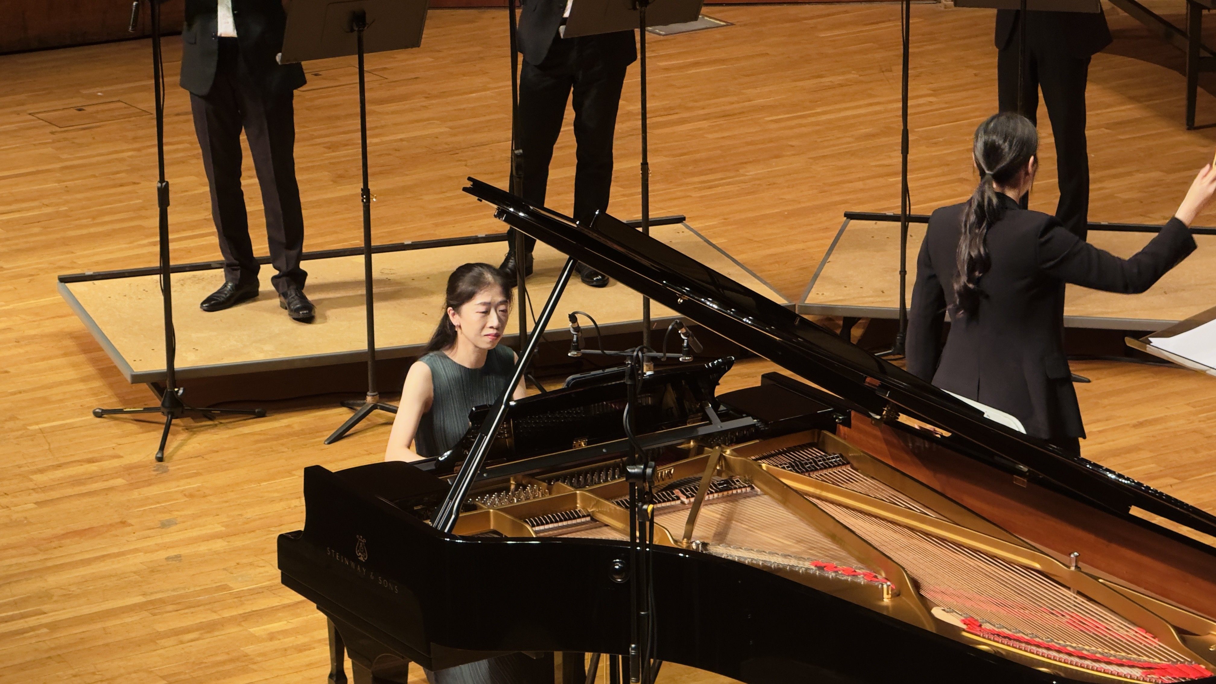 Colleen Lee performs with the New Hong Kong Philharmonia in “Colleen Lee Plays Bach’s Keyboard Concertos” at the Hong Kong City Hall on July 27, 2026. Photo: NHKP