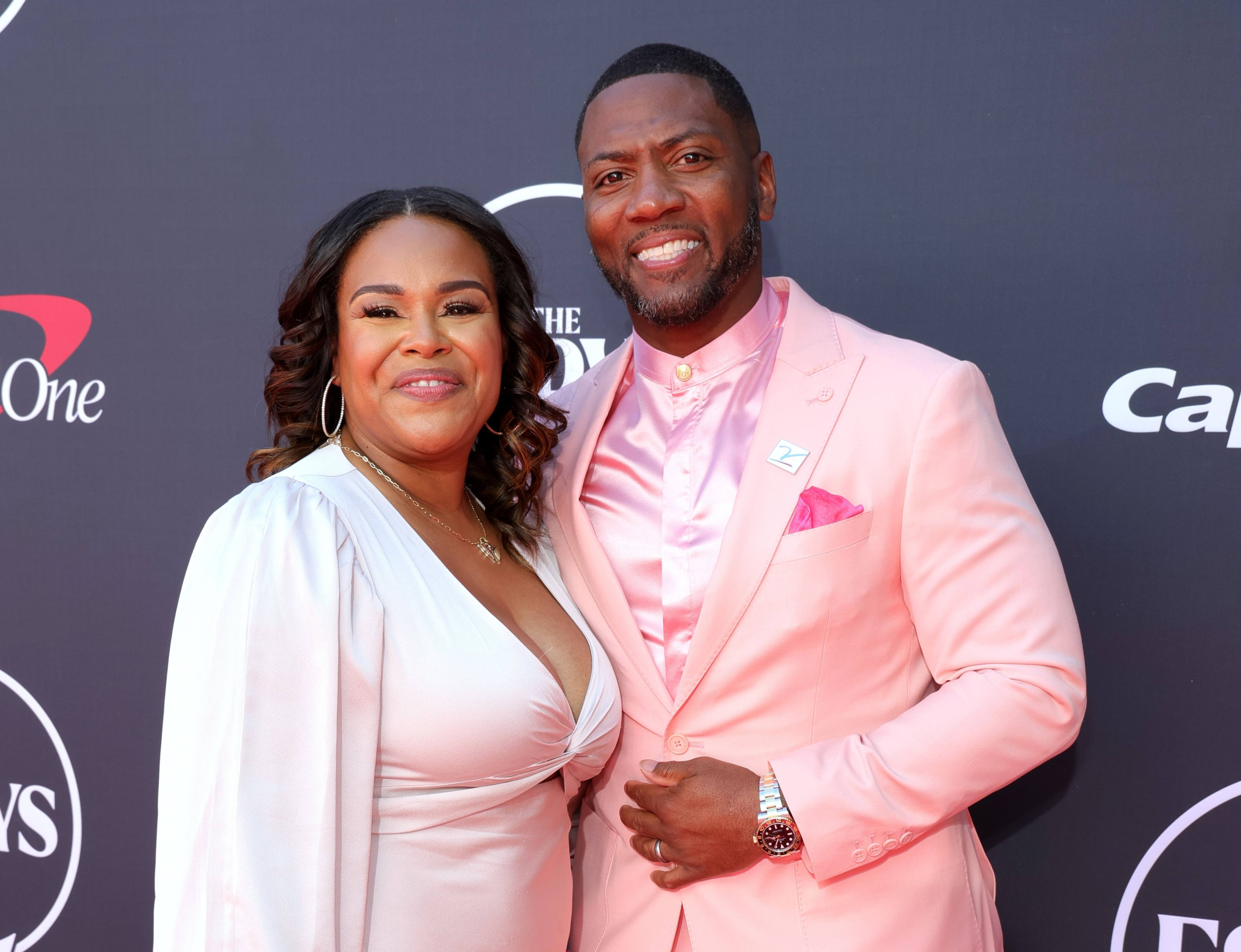 Yonka and Ryan Clark, pictured at the 2023 ESPYs, have been married since 2004 and have three children. Photo: Getty Images