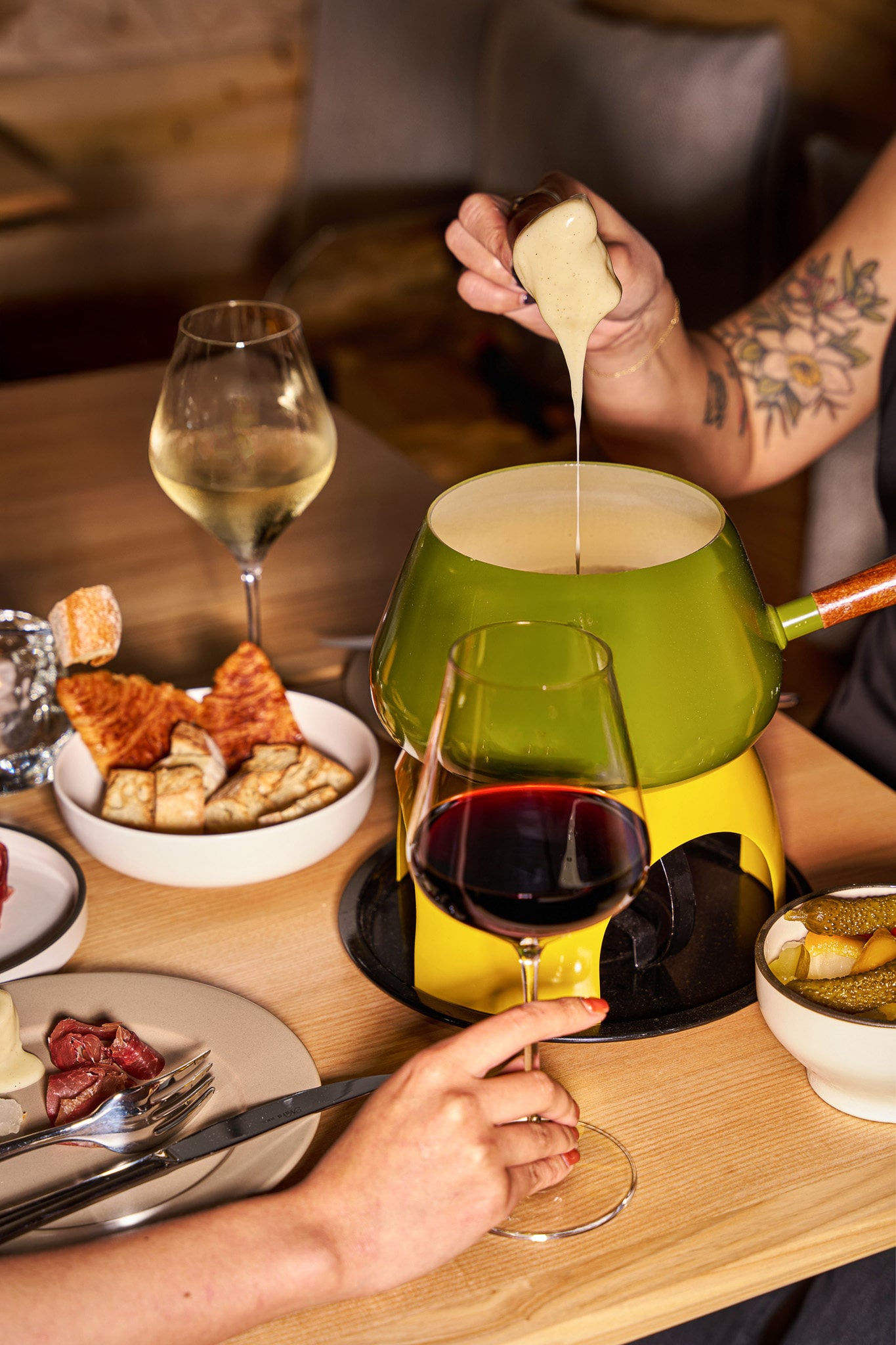 The cheese fondue at newly opened Stubli in Kennedy Town, one of Swiss diplomat Francoise Killias Zillweger’s recommended restaurants in Hong Kong. Photo: Stubli