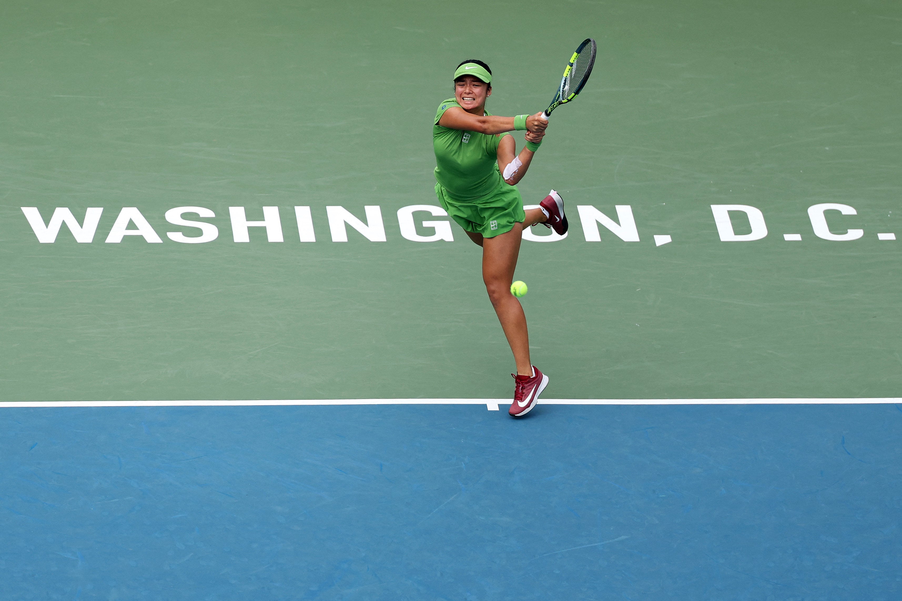 Alexandra Eala made global headlines earlier this month after beating Iga Swiatek at Wimbledon to become the first Philippines player to reach the last 16 of a grand slam. Photo: AFP