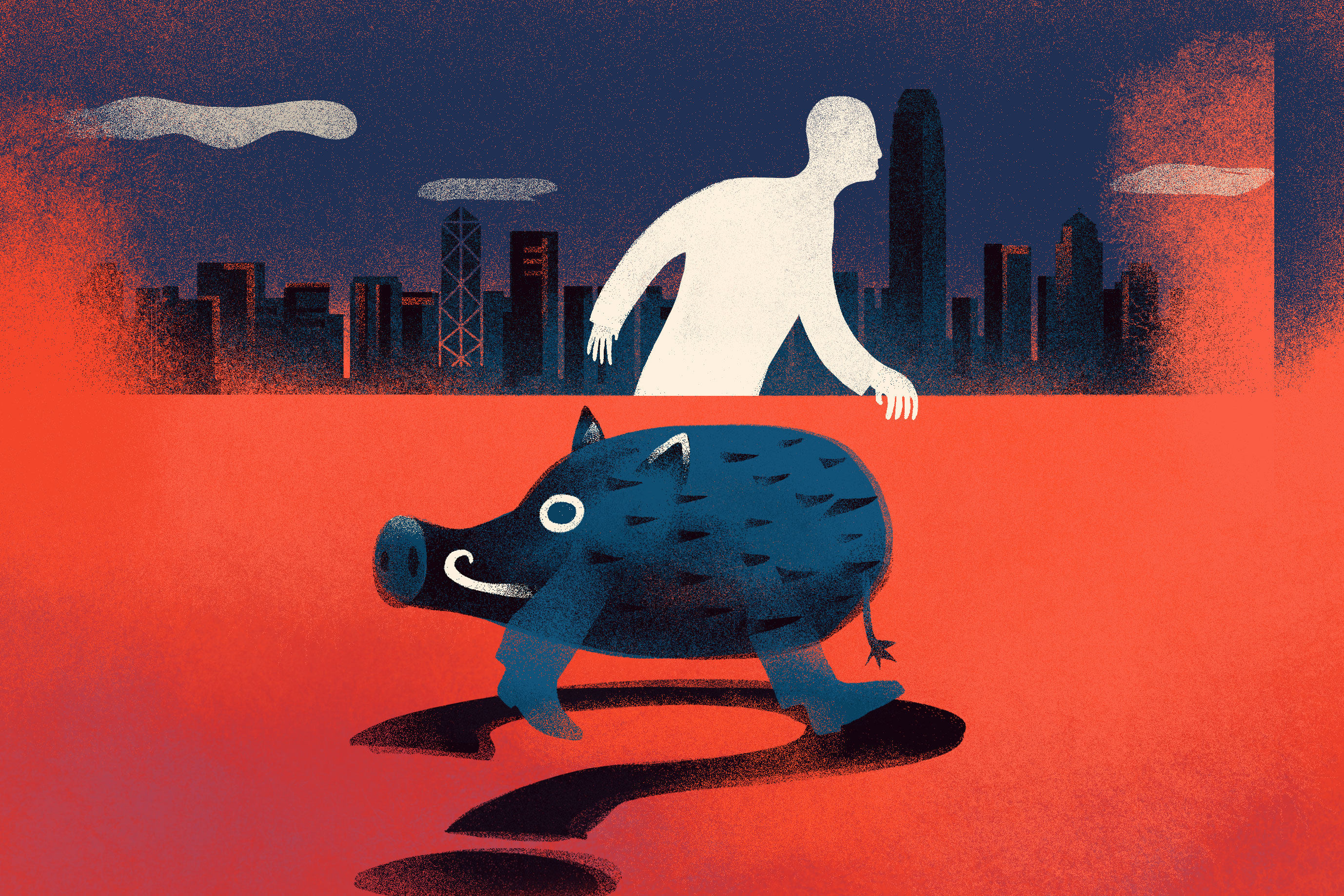 The latest department statistics show that the overall wild boar population decreased from 2,000 in 2021 to 990 last year. More than 2,200 wild boars were culled between 2021 and 2025. Illustration: Victor Sanjinez