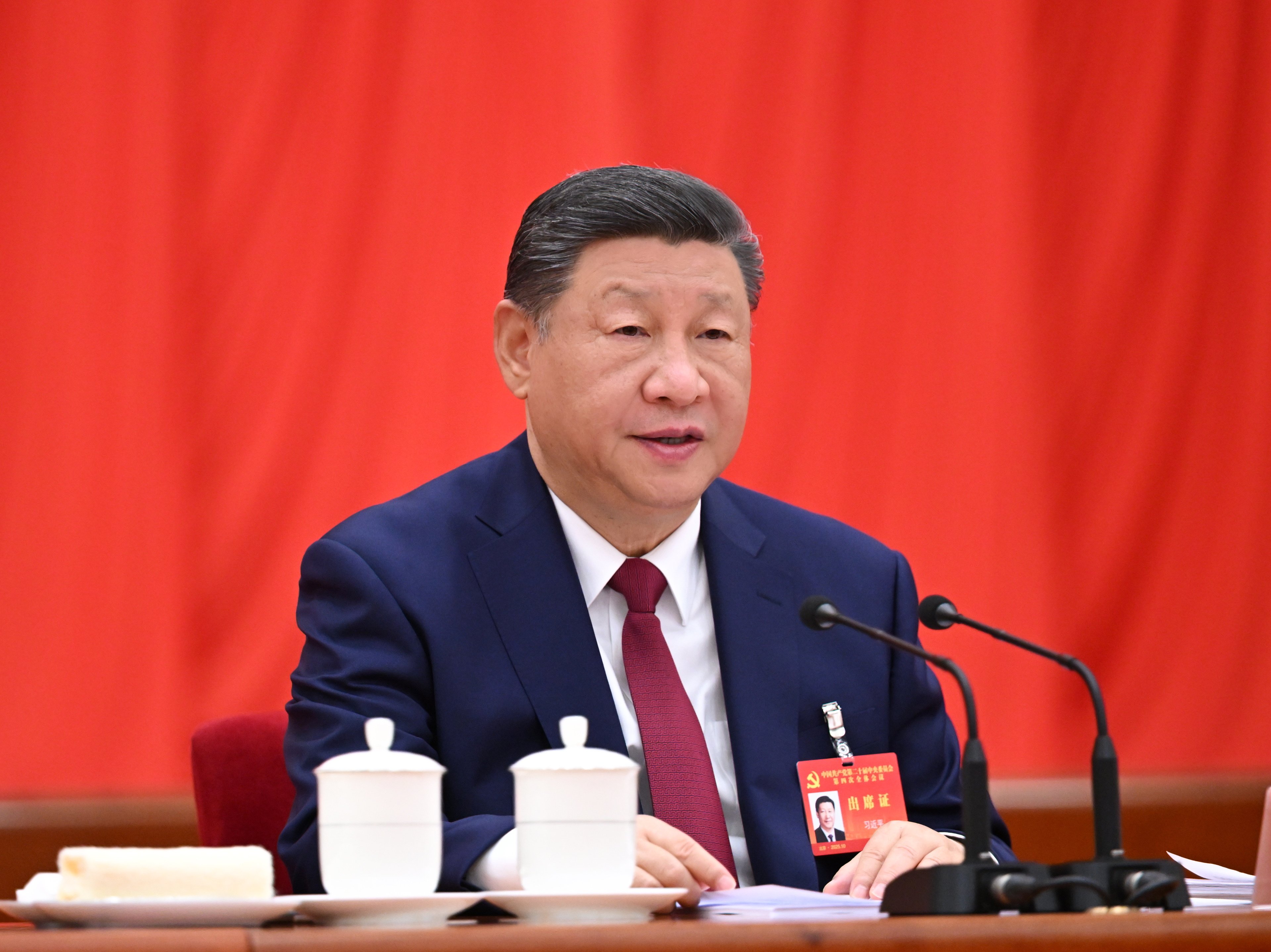 The plenum is the most important political meeting ahead of next year’s party congress, when Xi Jinping is due to begin a fourth term as leader. Photo: EPA